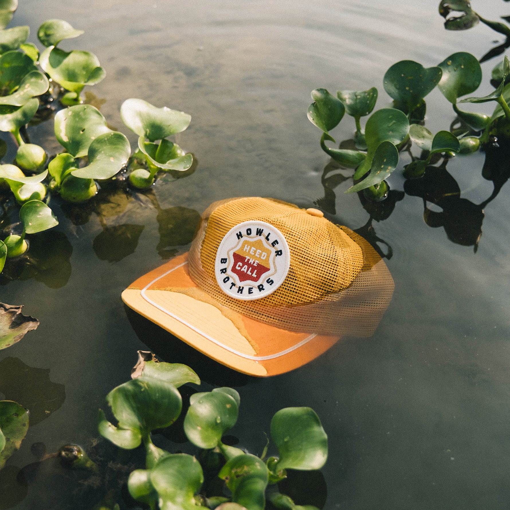 Howler Brothers Farm Team Unstructured Snapback Hat Gold Image 04