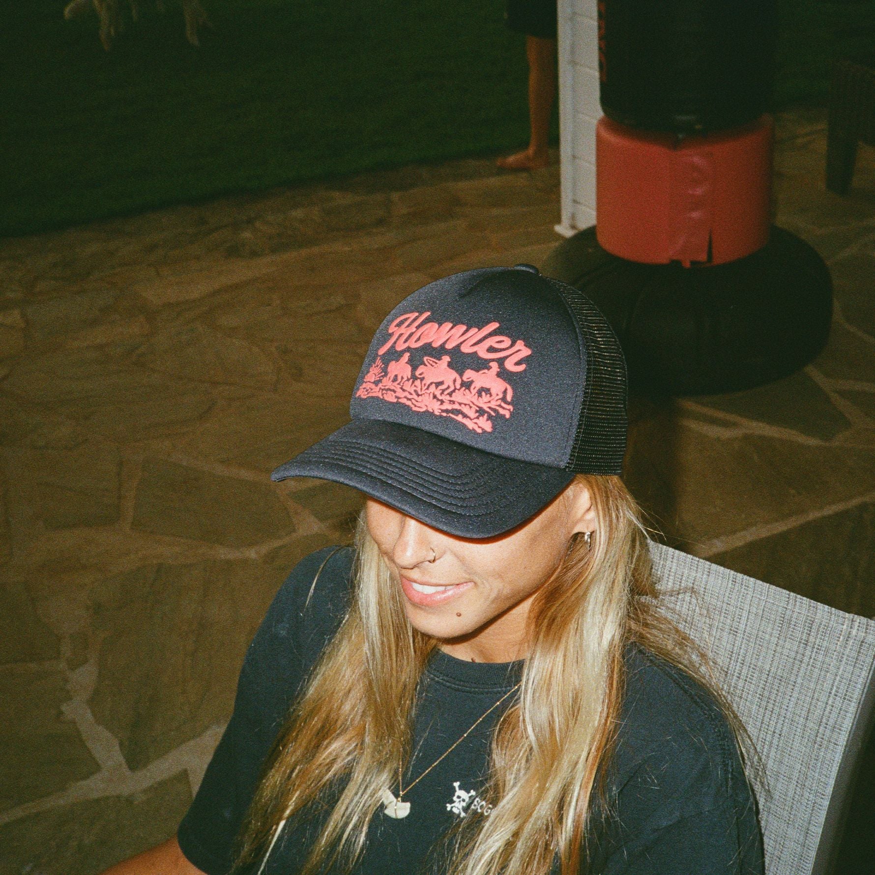 Howler Brothers Have a Howler Day Foam Dome Hat Black Image 04