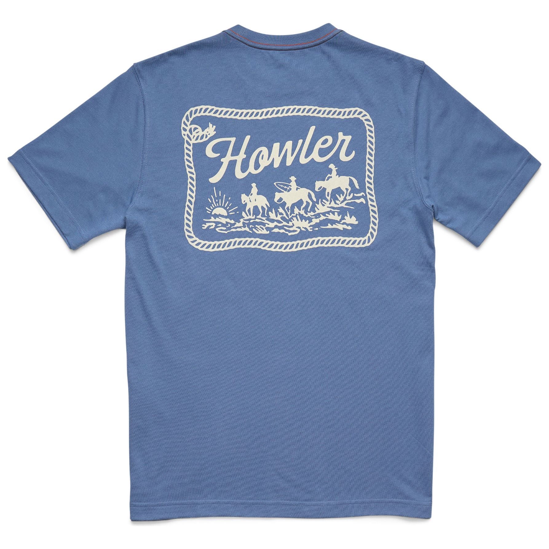Howler Brothers Howler Posse T-Shirt Blue Horizon Image 01