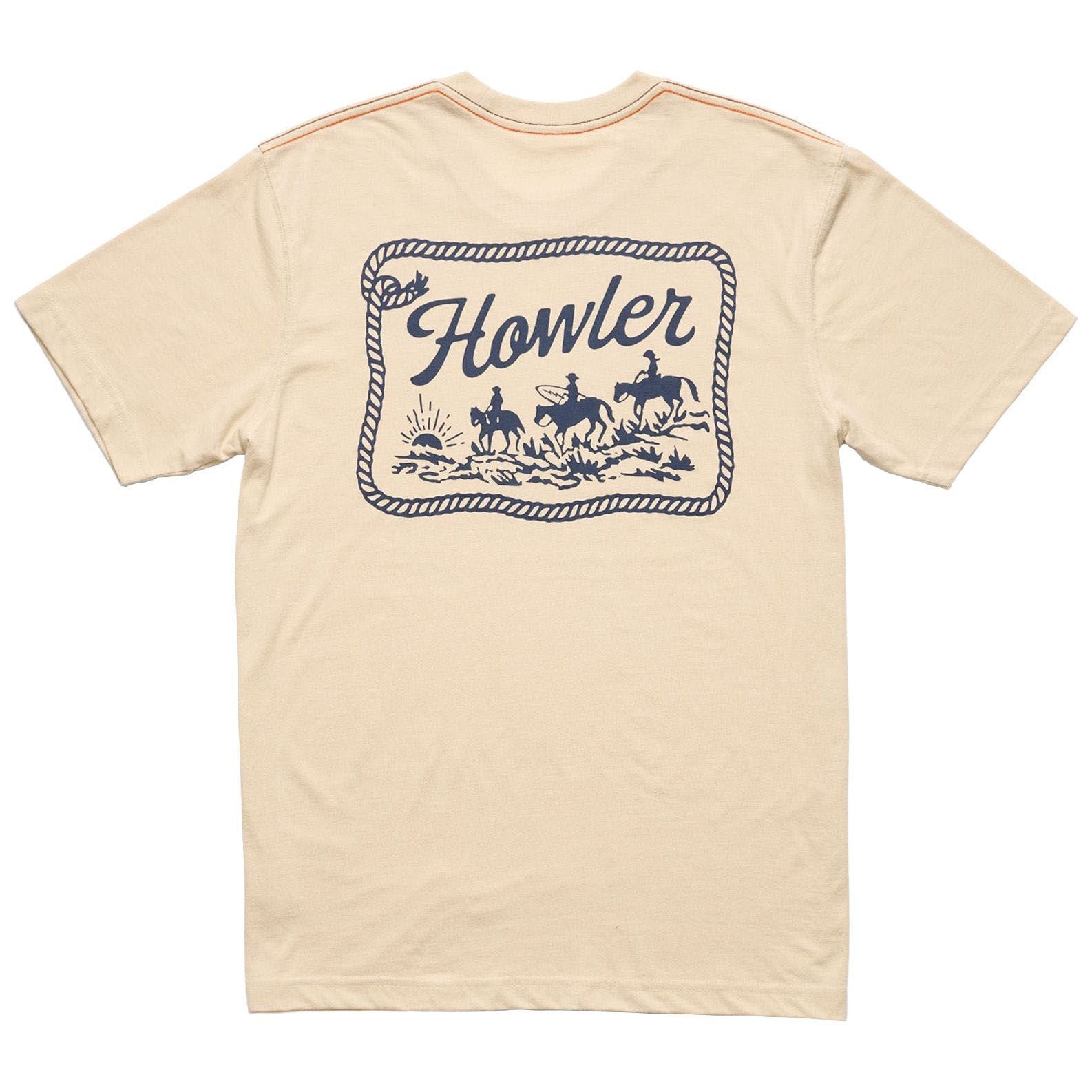 Howler Brothers Howler Posse T-Shirt Sand Heather Image 02