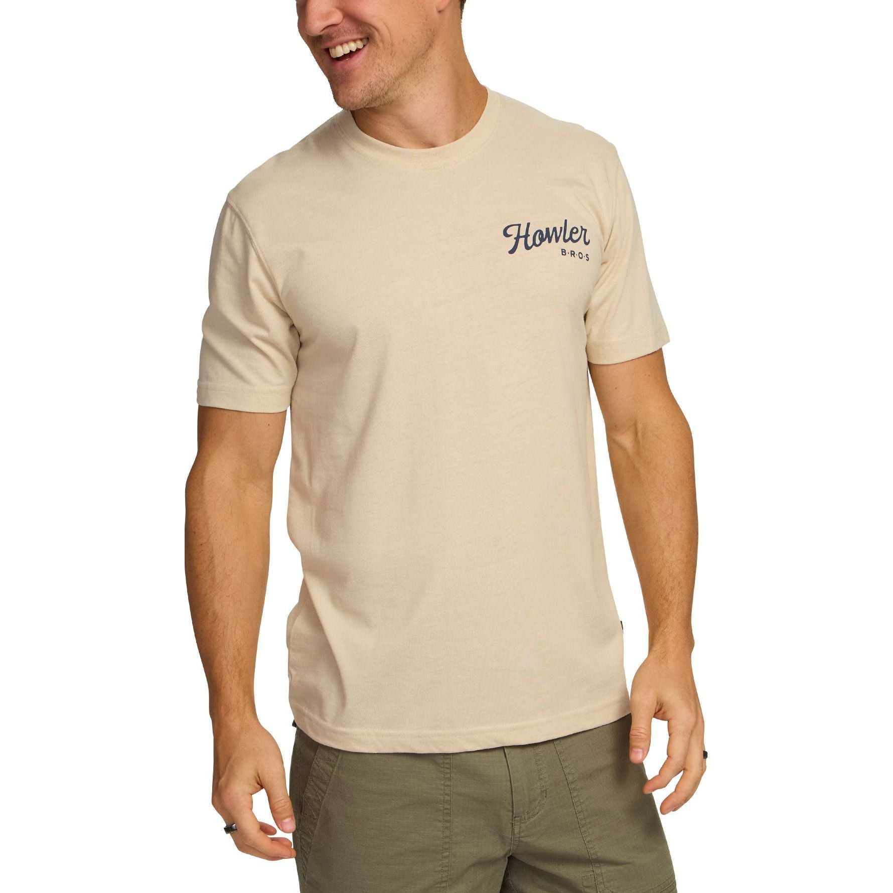 Howler Brothers Howler Posse T-Shirt Sand Heather Image 03
