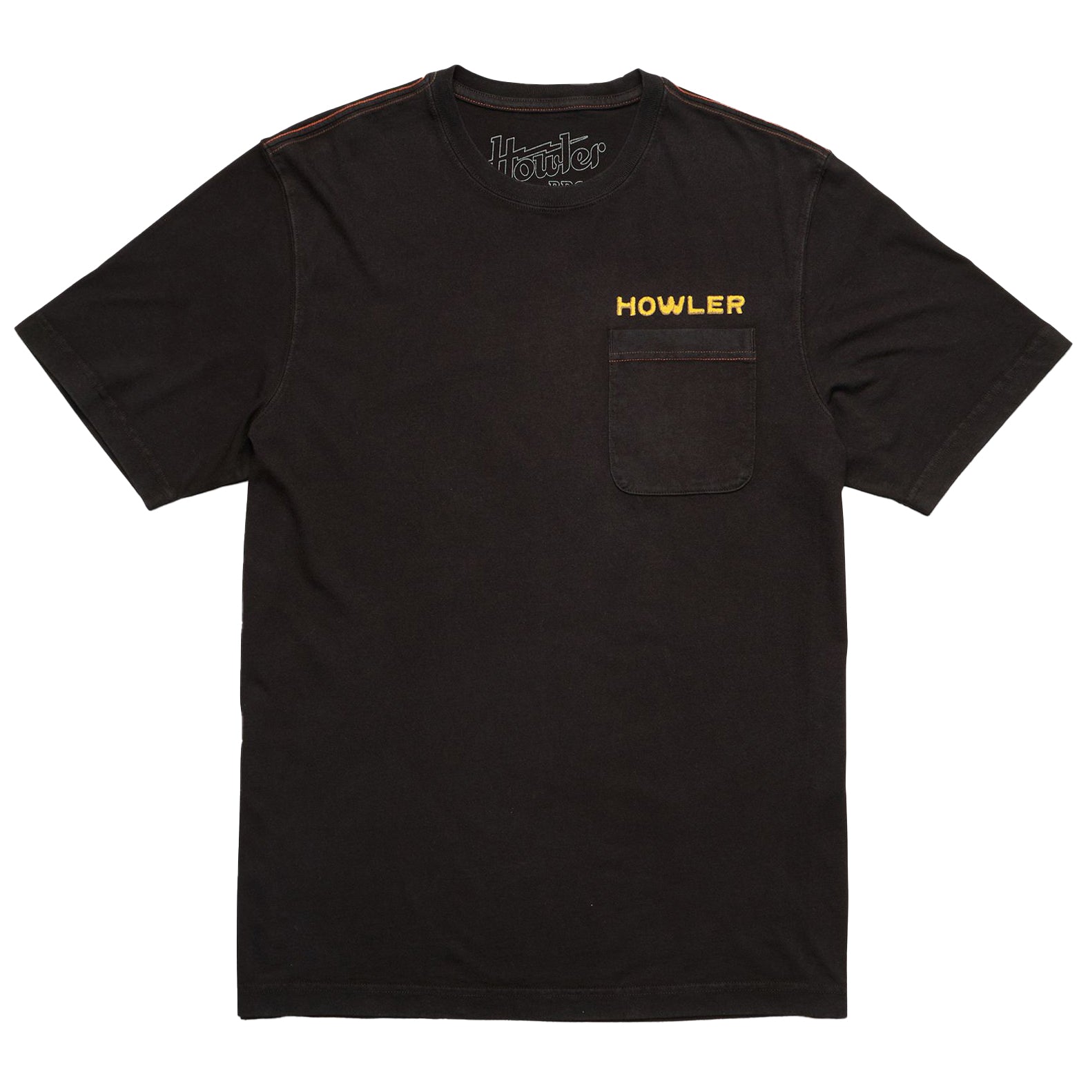 Howler Brothers Osprey Prey Cotton Pocket T-Shirt Black Image 01