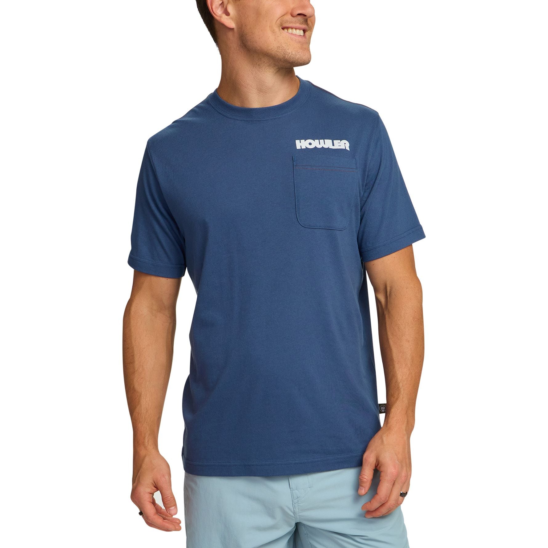 Howler Brothers Trucha Pocket T-Shirt Key Largo Image 03