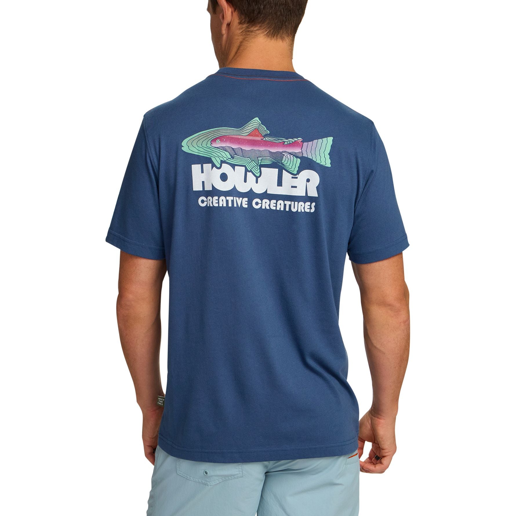 Howler Brothers Trucha Pocket T-Shirt Key Largo Image 04