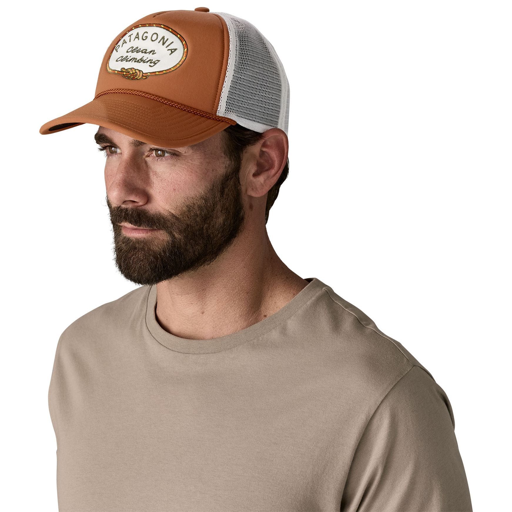 Patagonia Broadcaster Hat Clean Climb Roots: Robin Brown Image 02