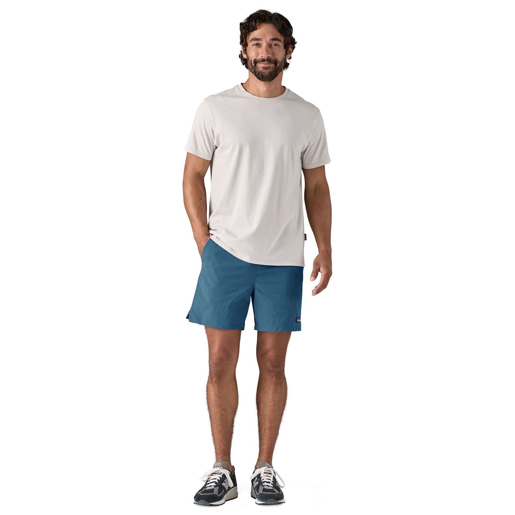 Patagonia Men's Baggies Lights - 6" Still Blue Image 02