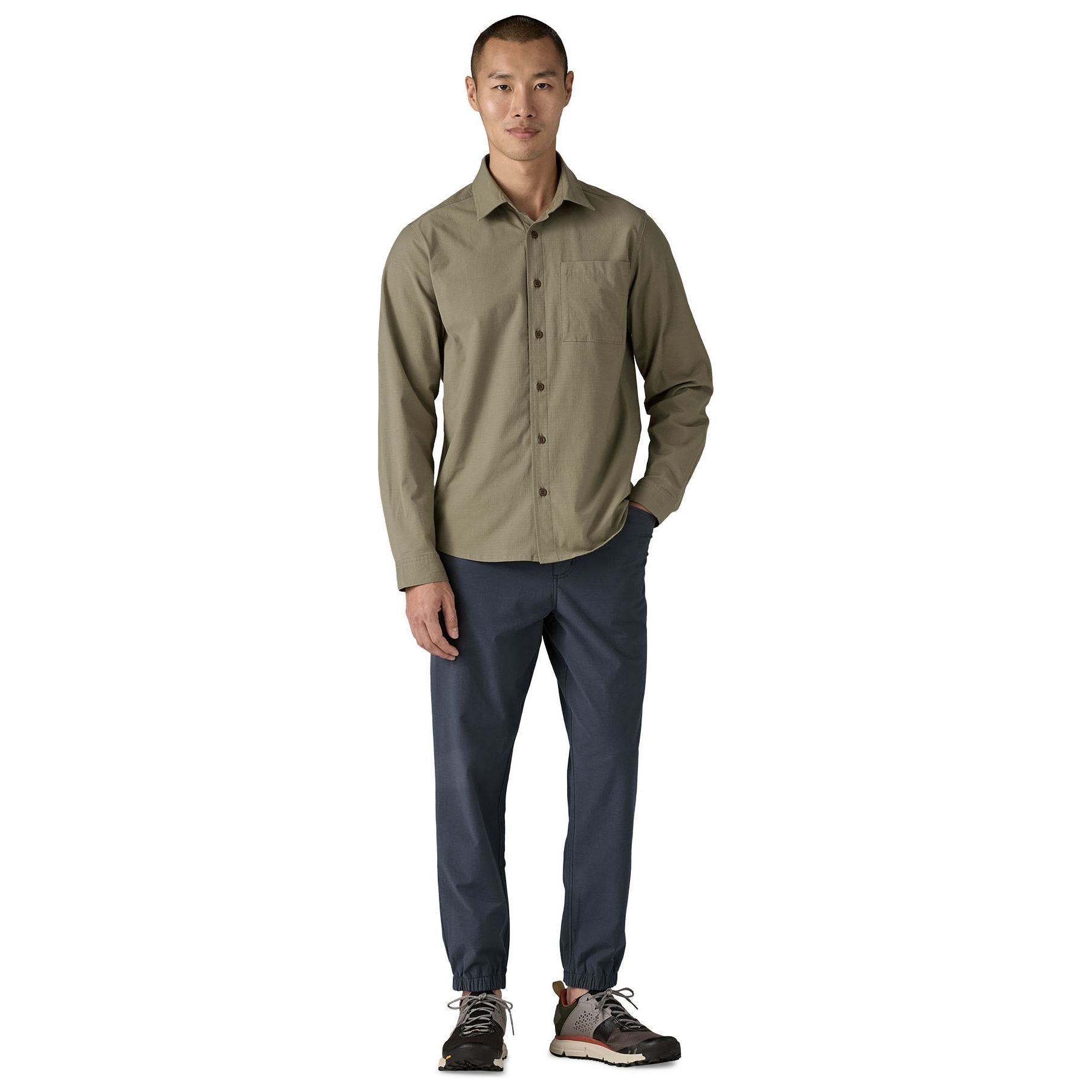 Patagonia Men's Nomader Shirt River Rock Green Image 02