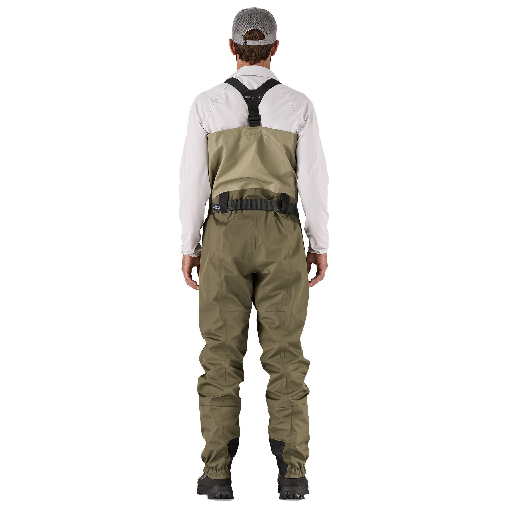 Patagonia Men's Swiftcurrent Traverse Zip-Front Waders River Rock Green Image 03
