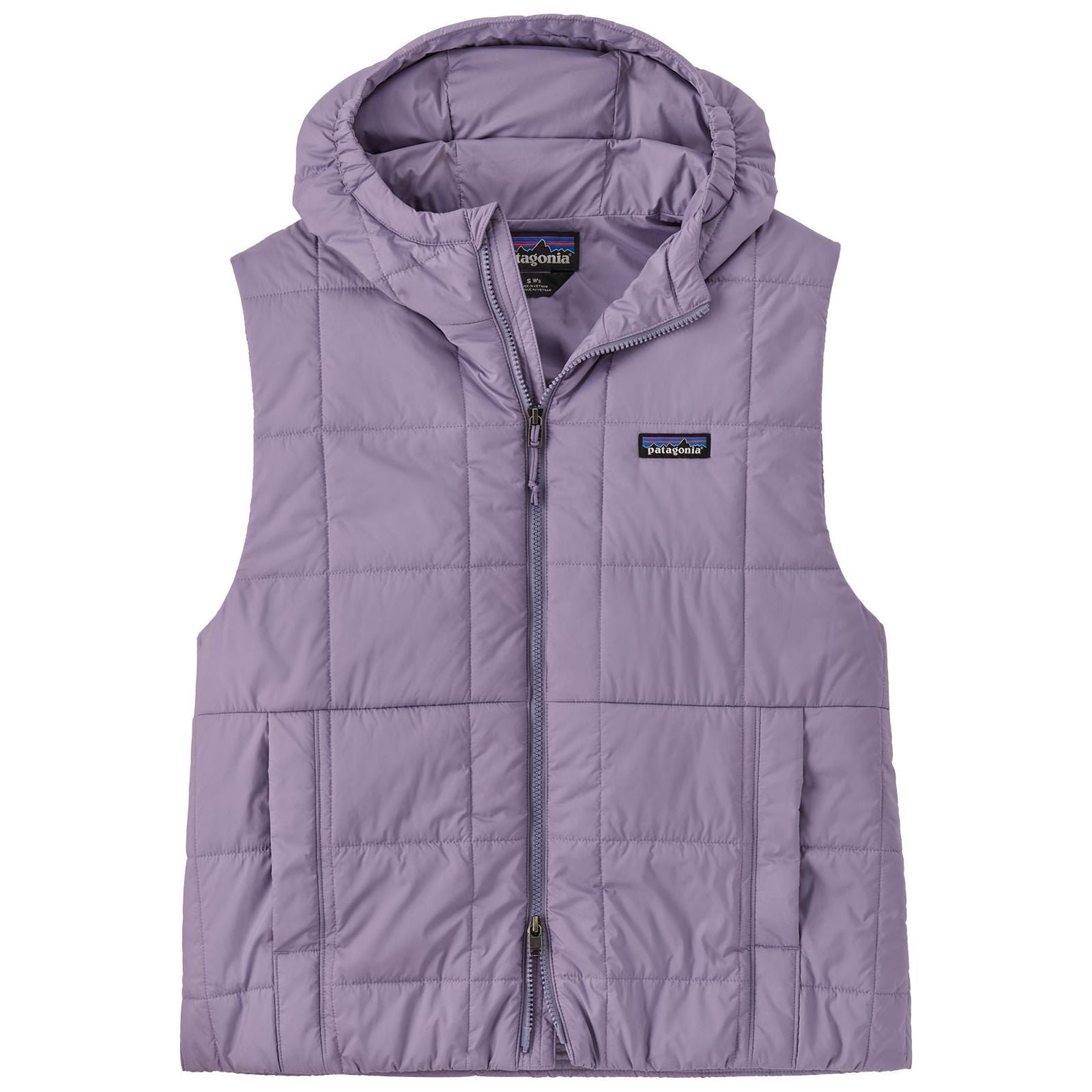 Patagonia Women's Light Gust Hooded Vest Concrete Purple Image 01