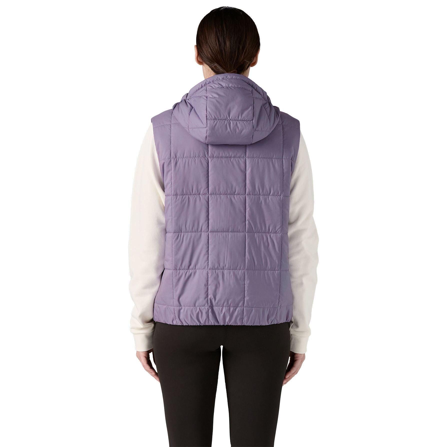 Patagonia Women's Light Gust Hooded Vest Concrete Purple Image 03