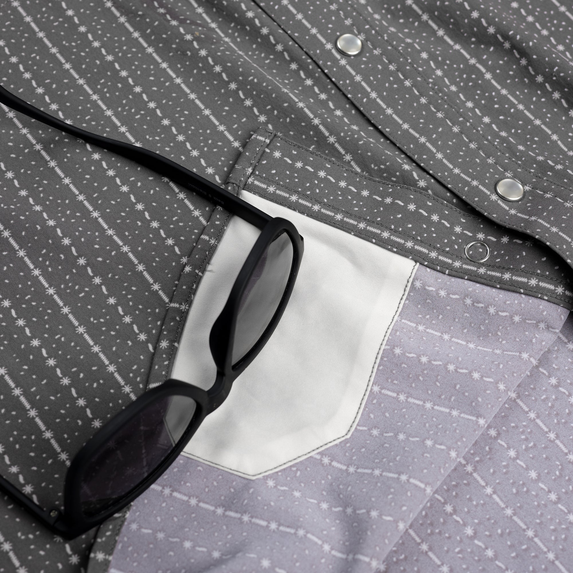 Poncho The Hondo Western Pearl Snap Shirt