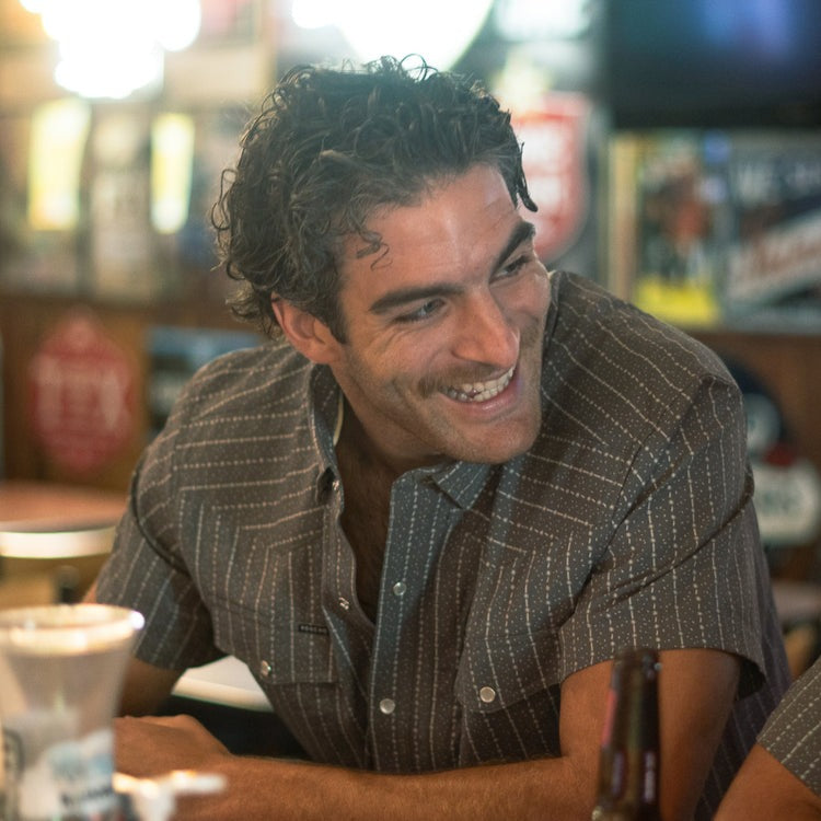 Poncho The Hondo Western Pearl Snap Shirt