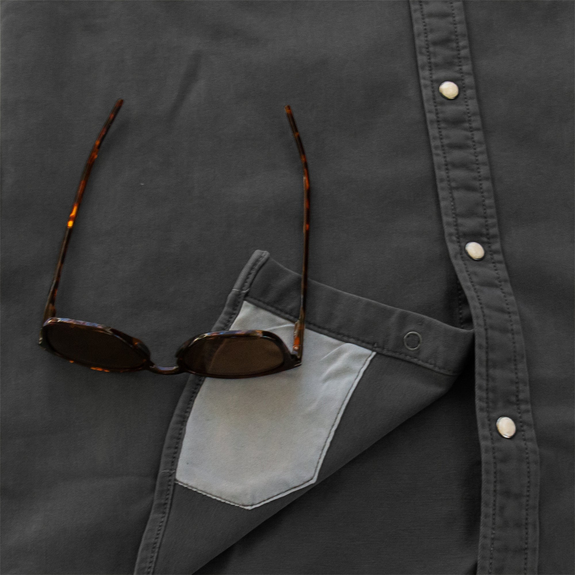 Poncho The Matamoros Denim Western Shirt