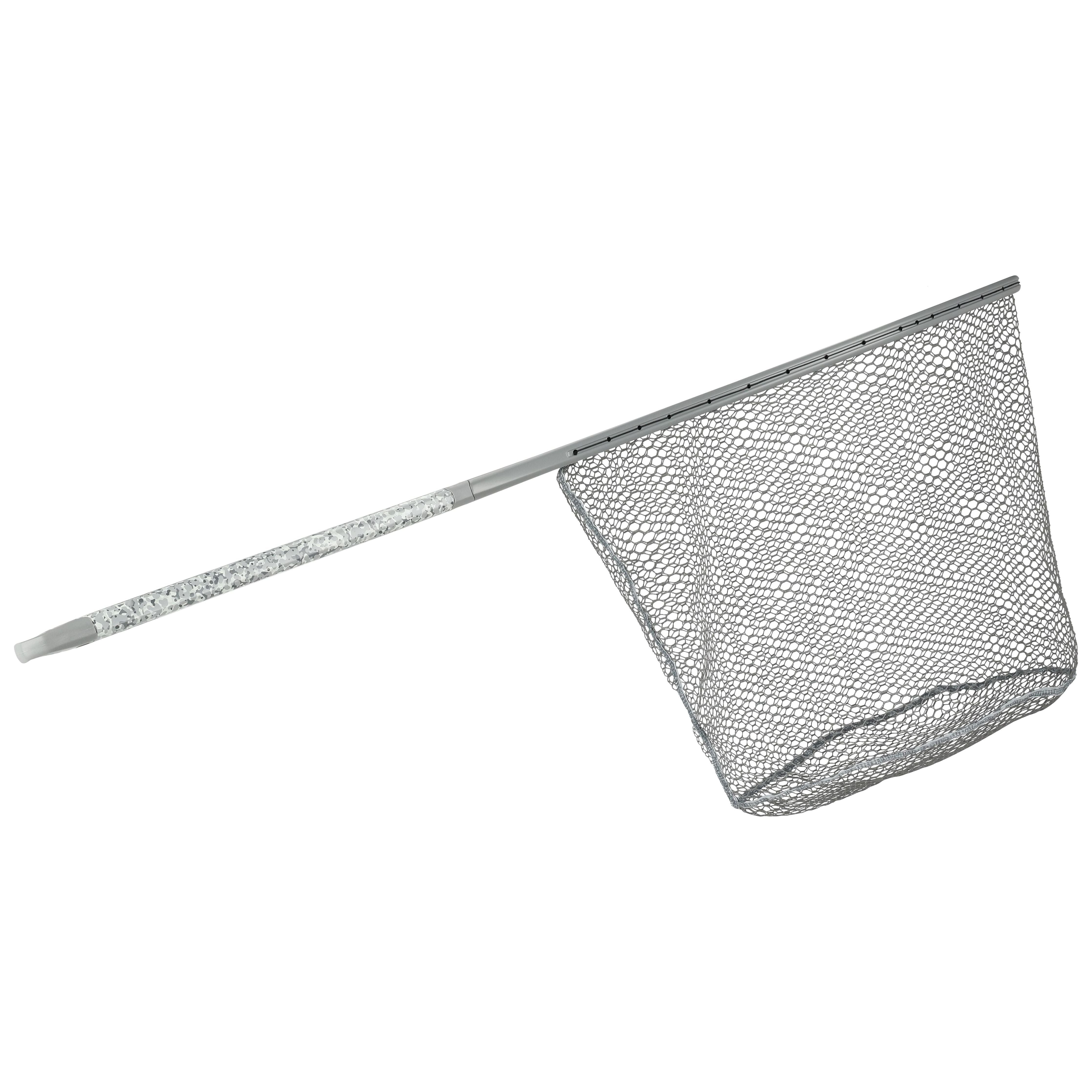 Simms Daymaker Boat Net Short Handle Pebble Steel Image 02