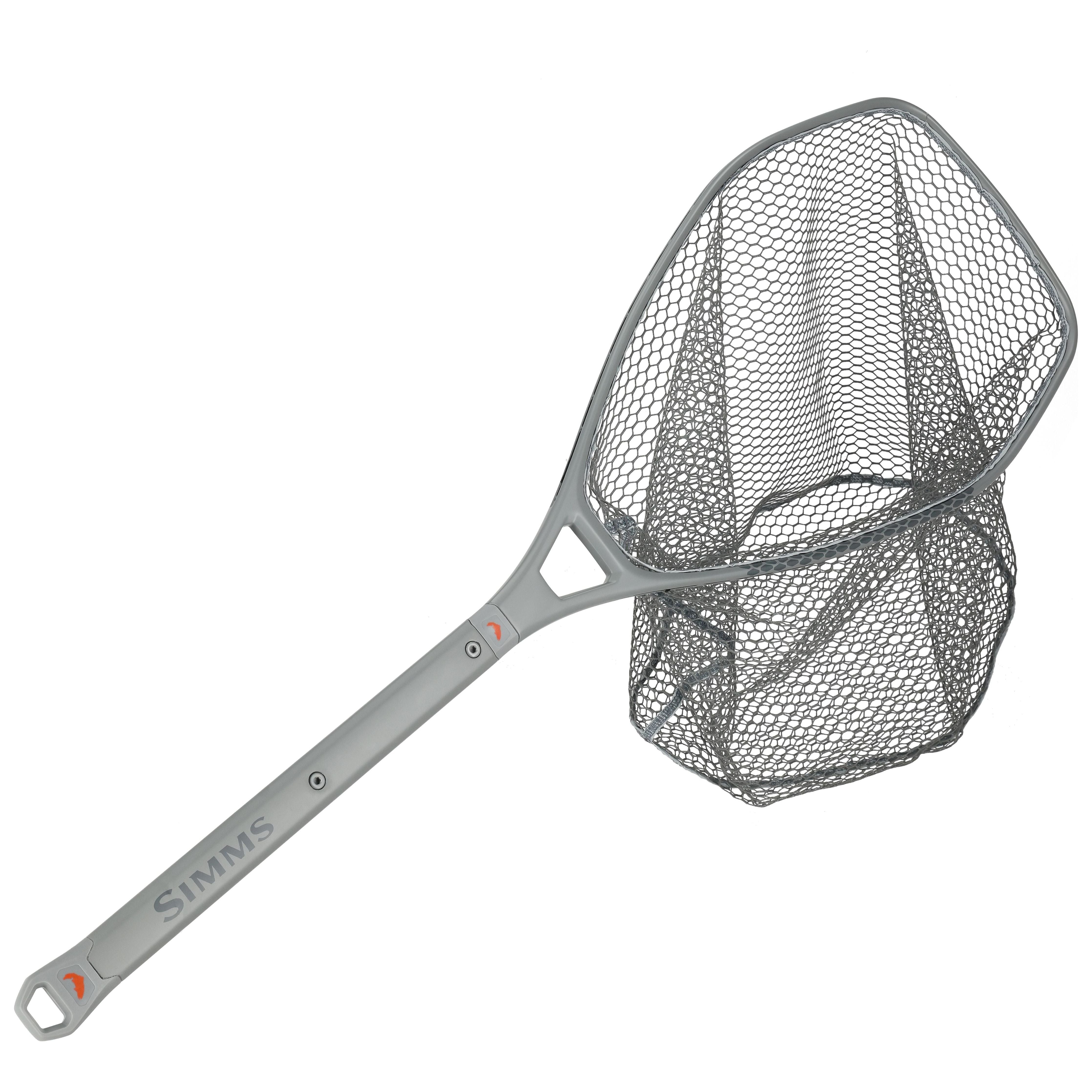 Simms Daymaker Boat Net Short Handle Pewter Image 01