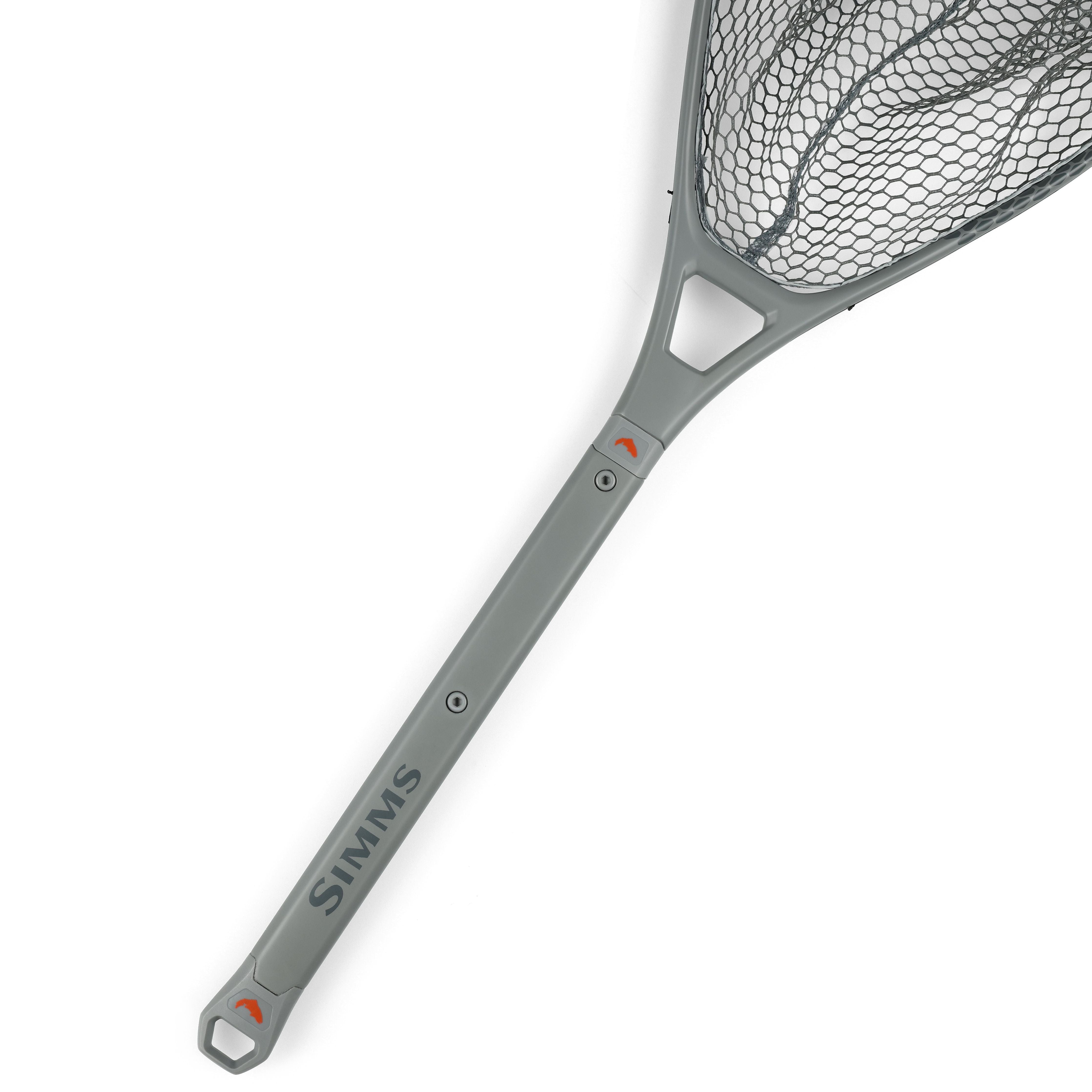 Simms Daymaker Boat Net Short Handle Pewter Image 03