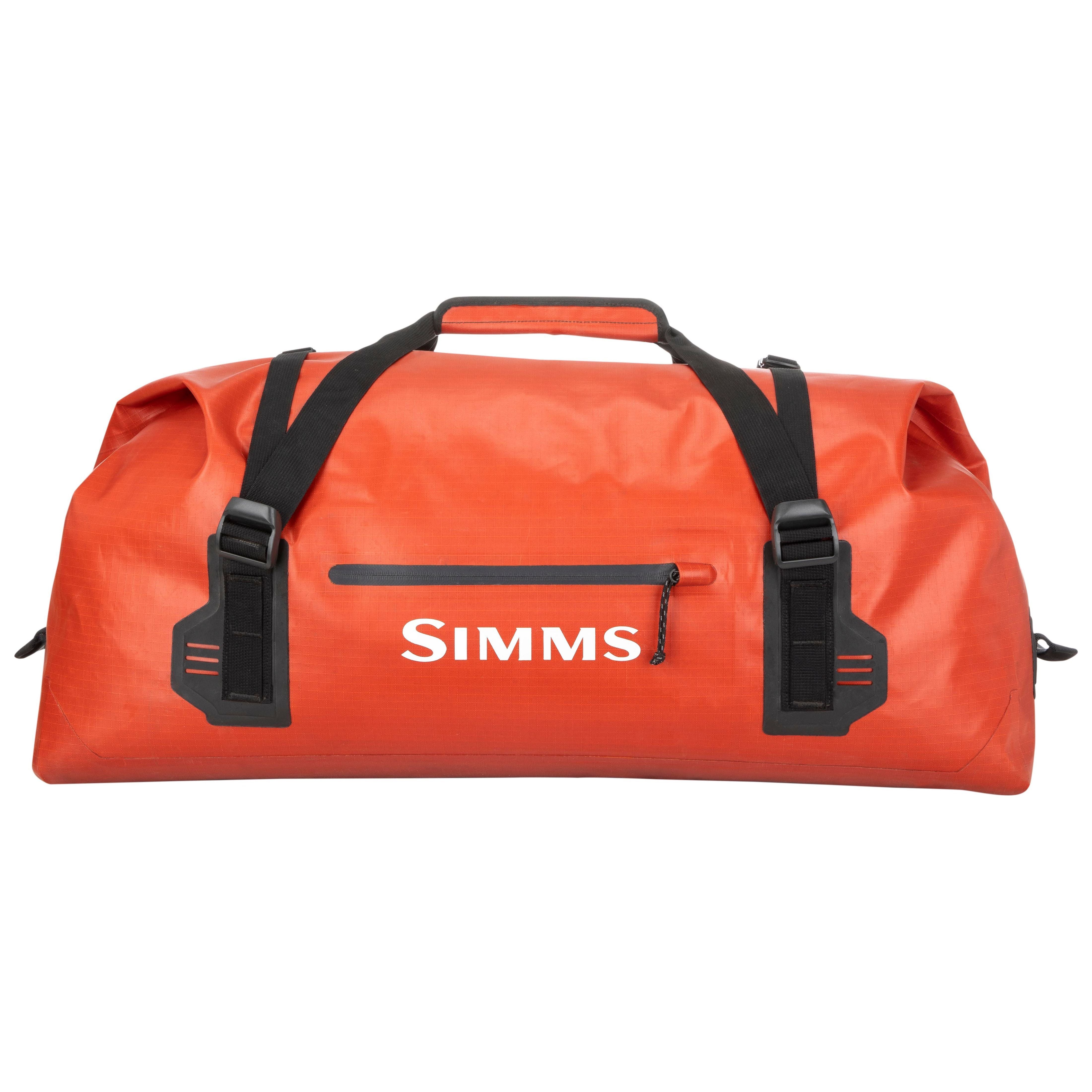 Simms Dry Creek Duffel M 155L Simms Orange Image 01