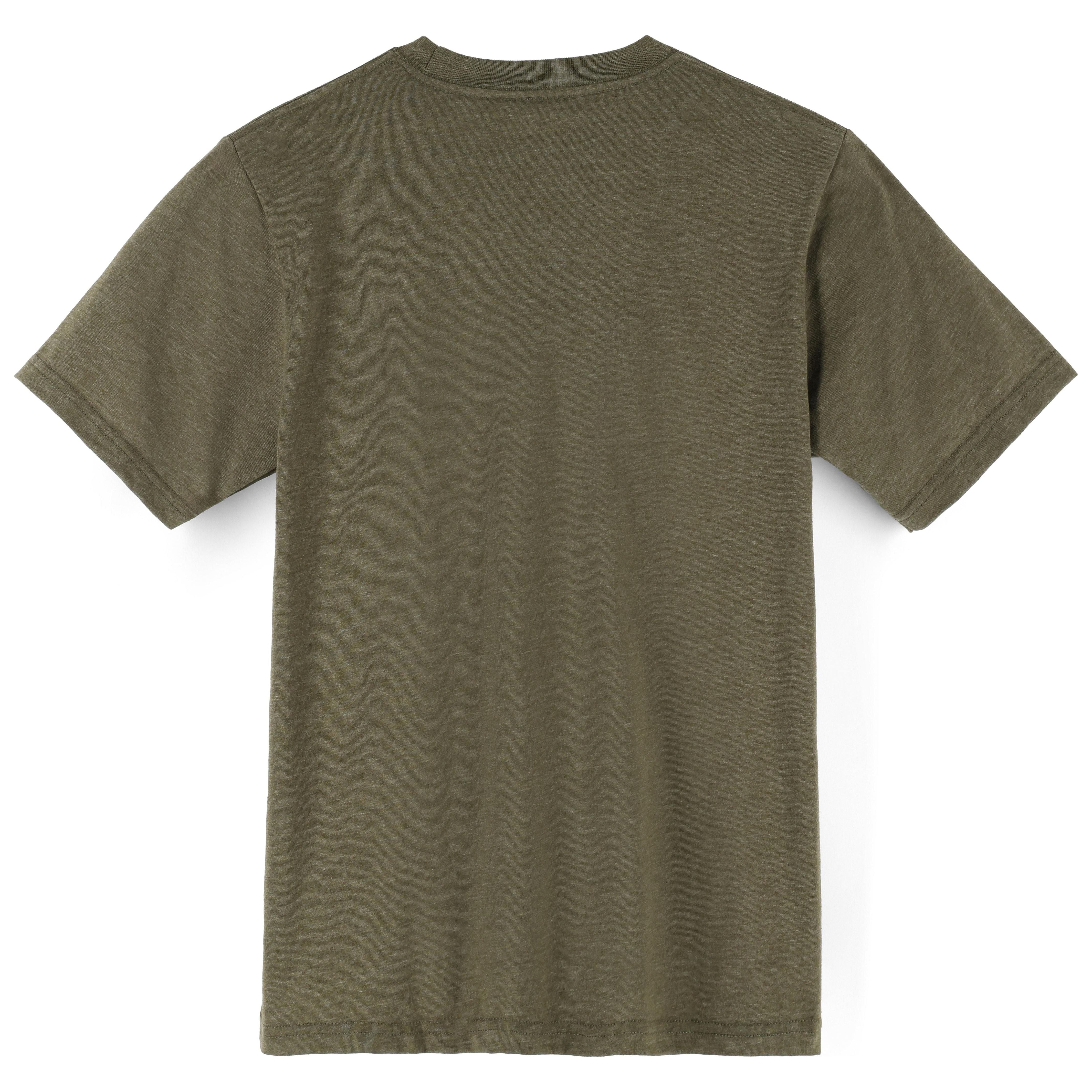 Simms Kid's Lazy Bear T-Shirt Military Heather Image 02