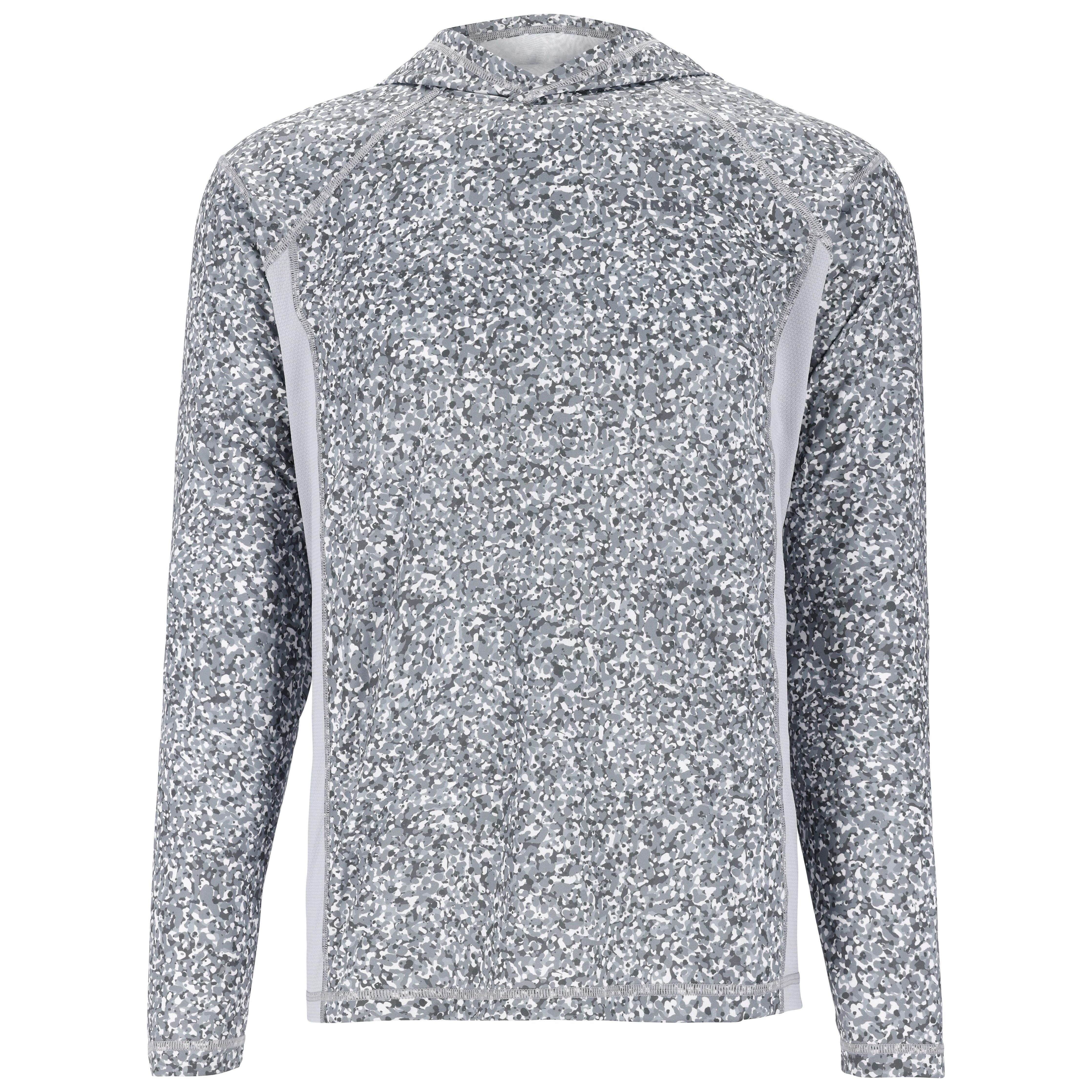 Simms Men's Challenger Solar Hoody Pebble Steel Image 01