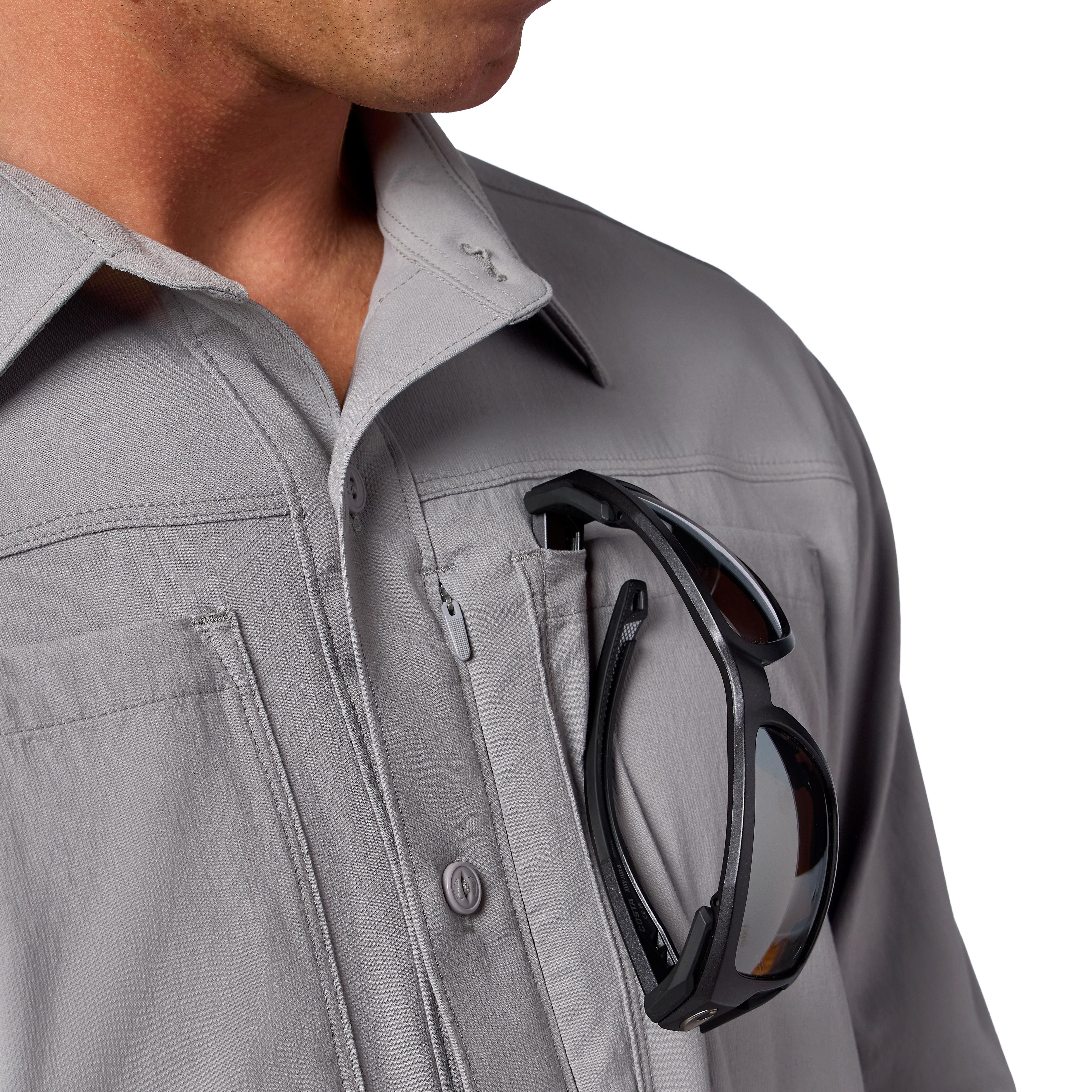 Simms Men's Flyover Shirt Hopper Head Image 04