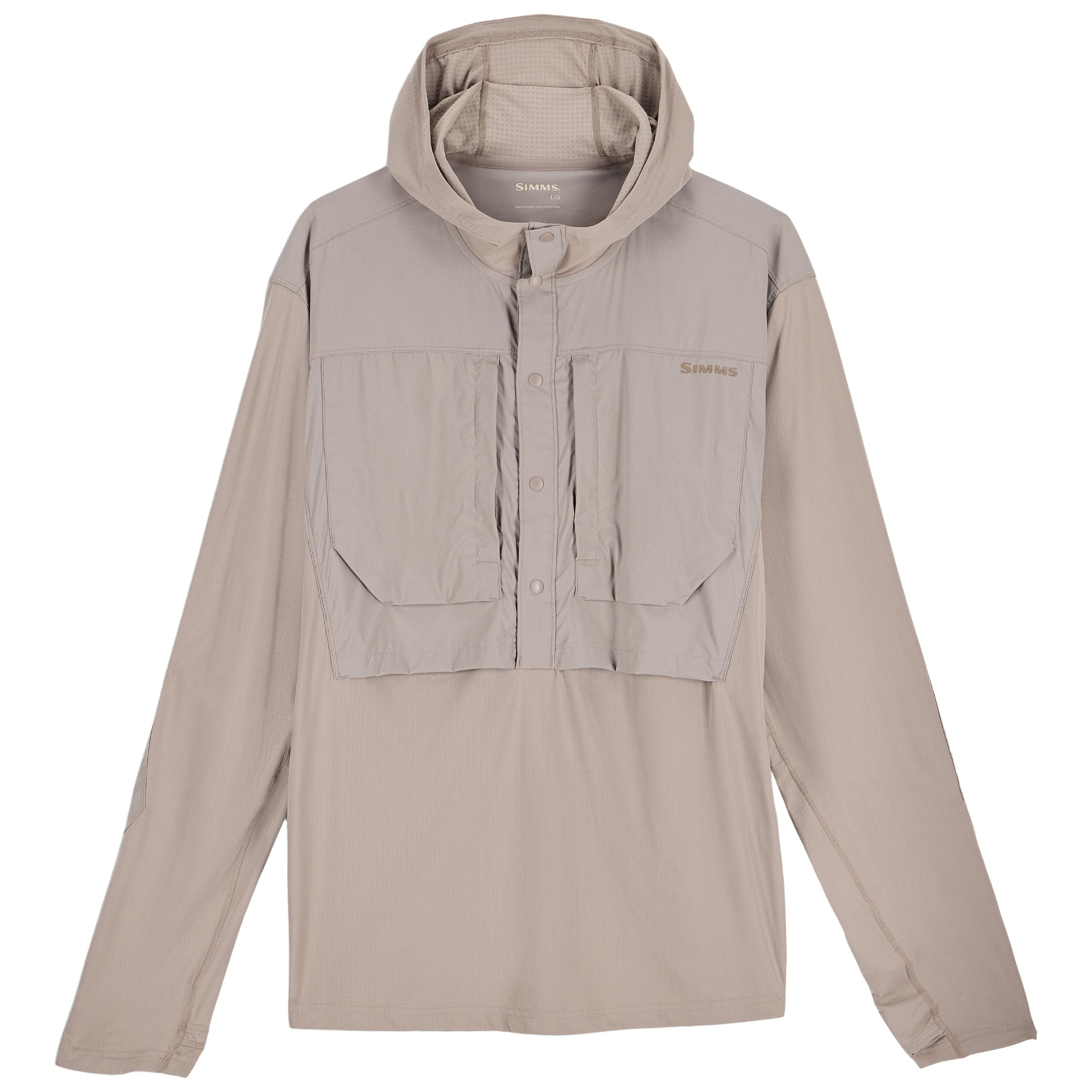 Simms Men's Latitude BiComp Hoody Dolomite Image 01