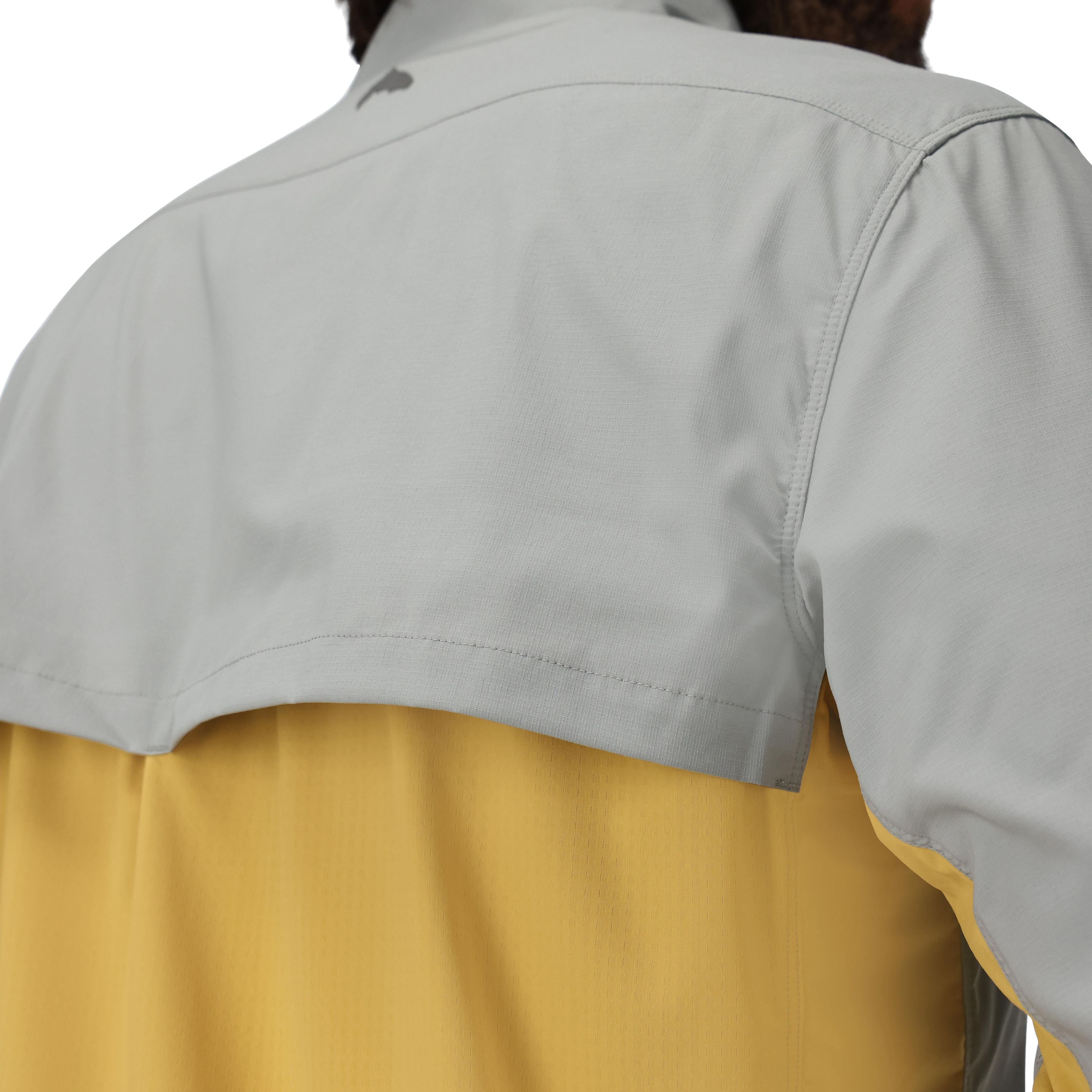 Simms Men's Latitude BiComp Shirt Cinder/Baltic Amber Image 05