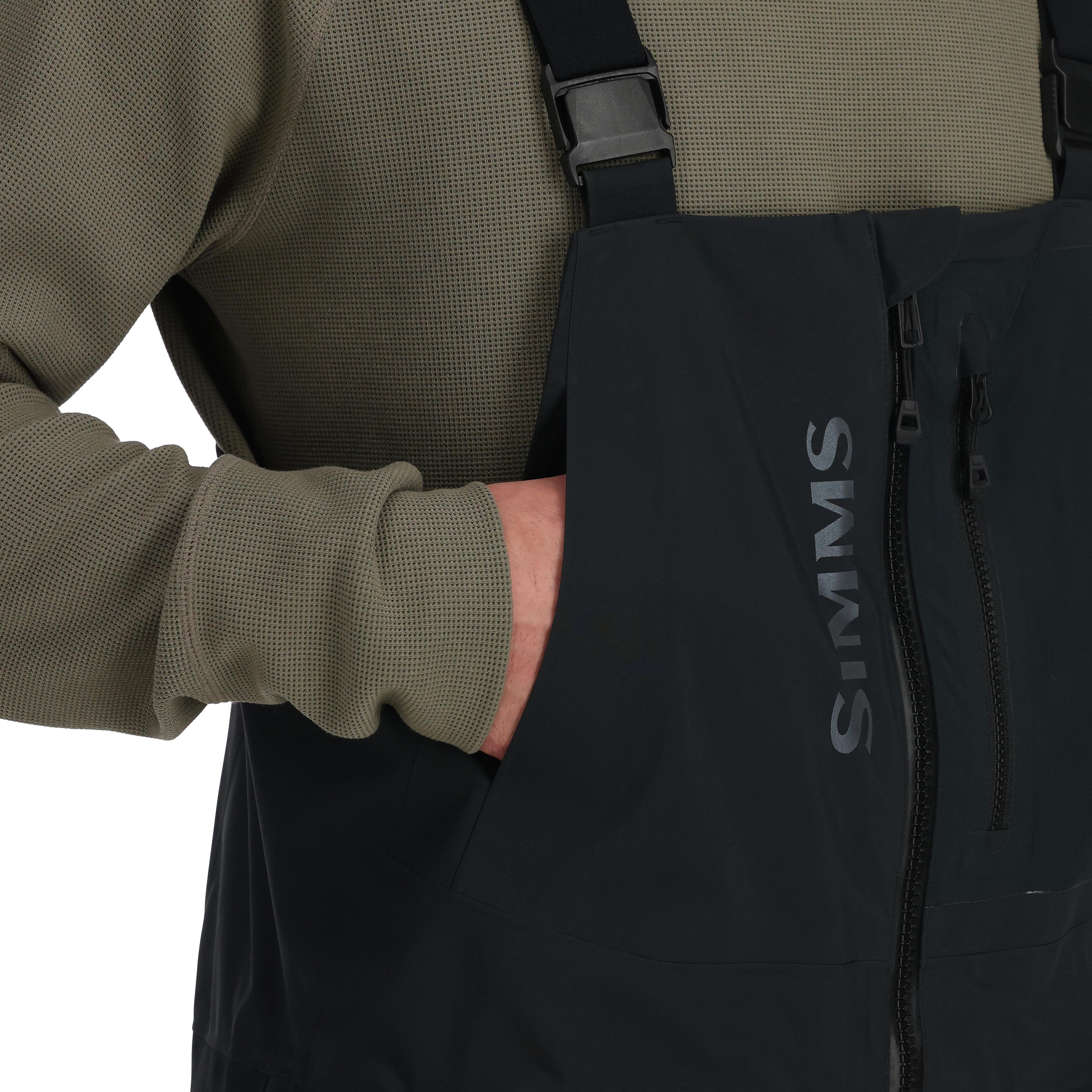 Simms Men's ProDry Bib Black Image 06