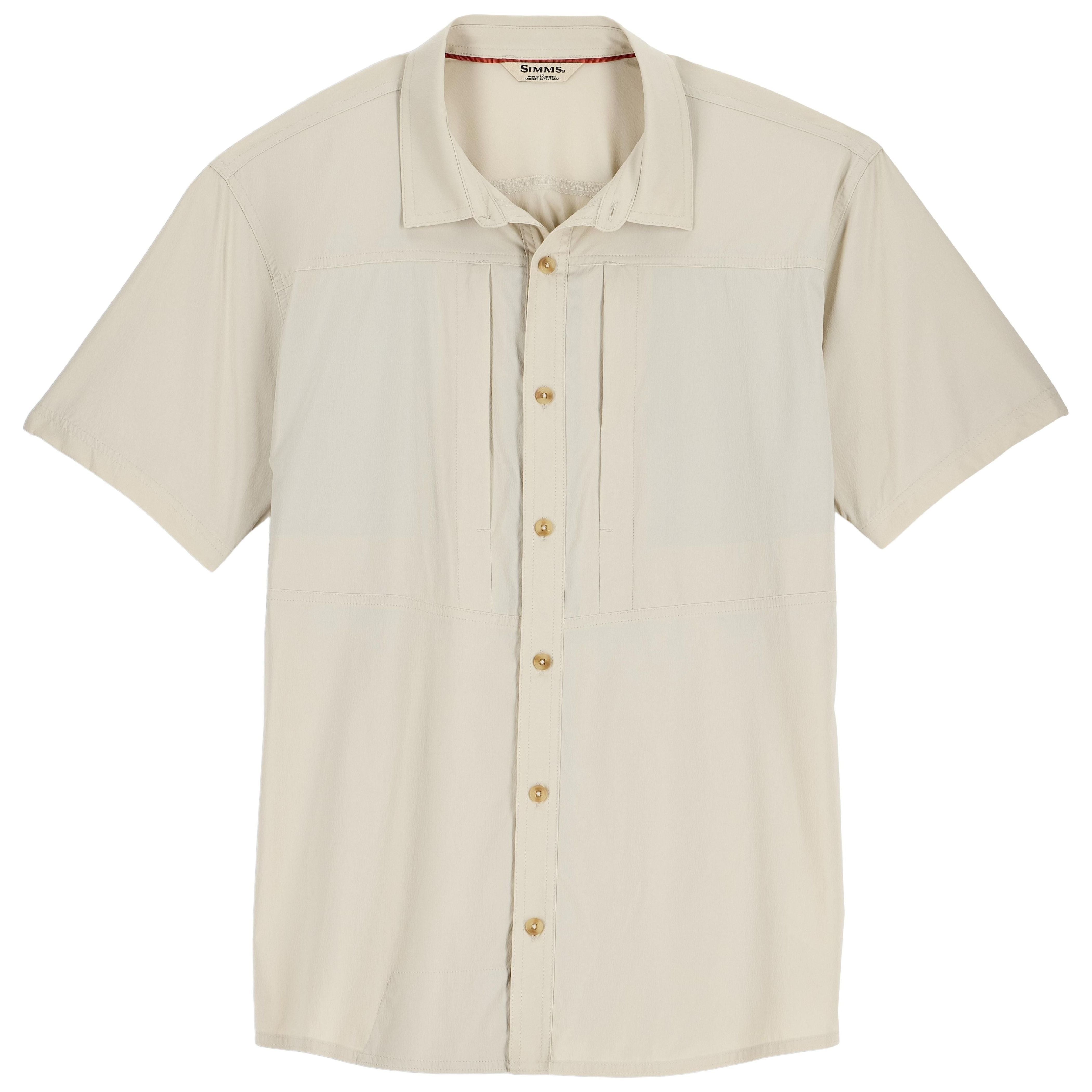 Simms Men's Stone Cold SS Shirt Burnished Clay Image 01