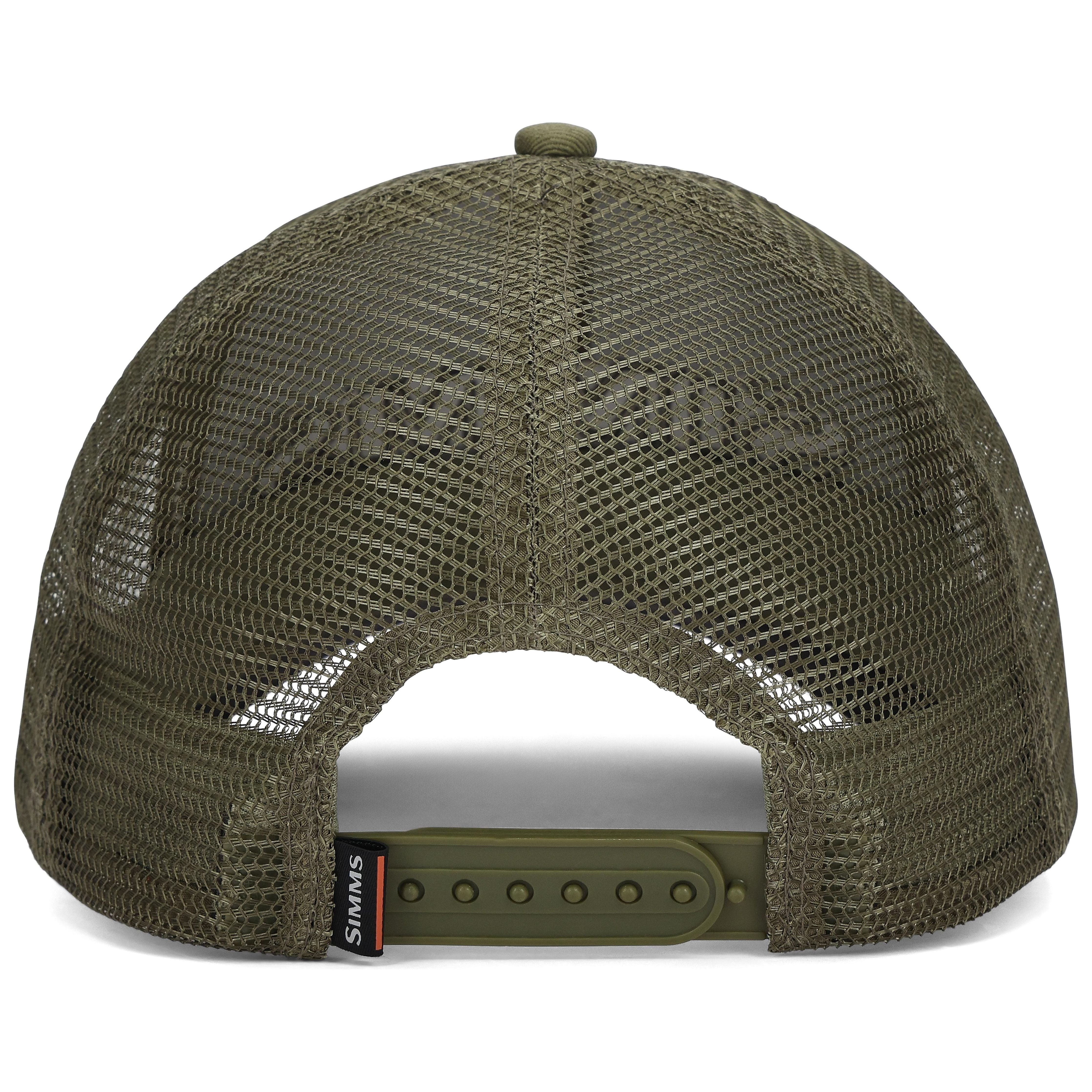 Simms Single Haul Trucker Back Eddy Camo Fill Loden Image 03