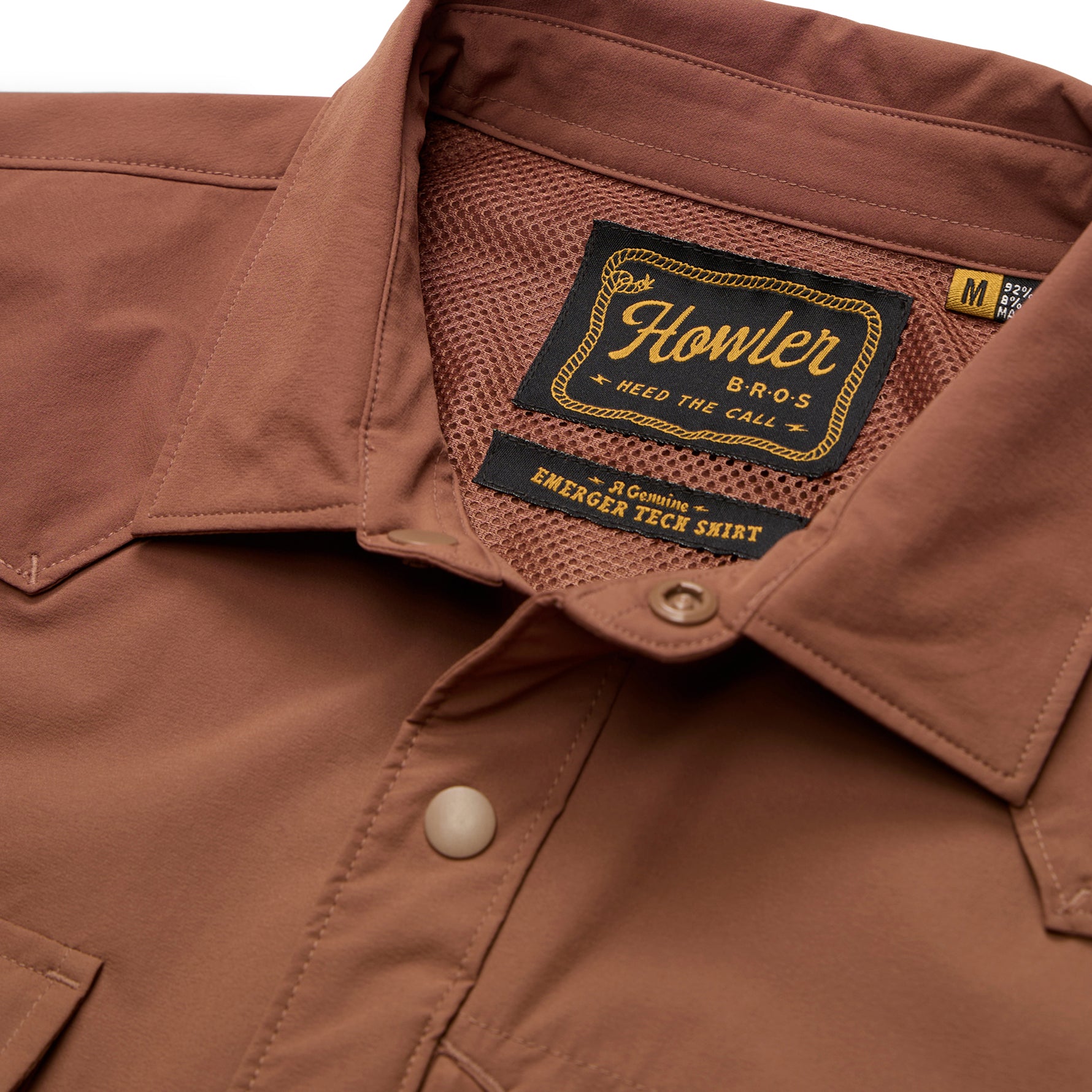 Howler Brothers Emerger Tech Longsleeve Mink Brown Image 05