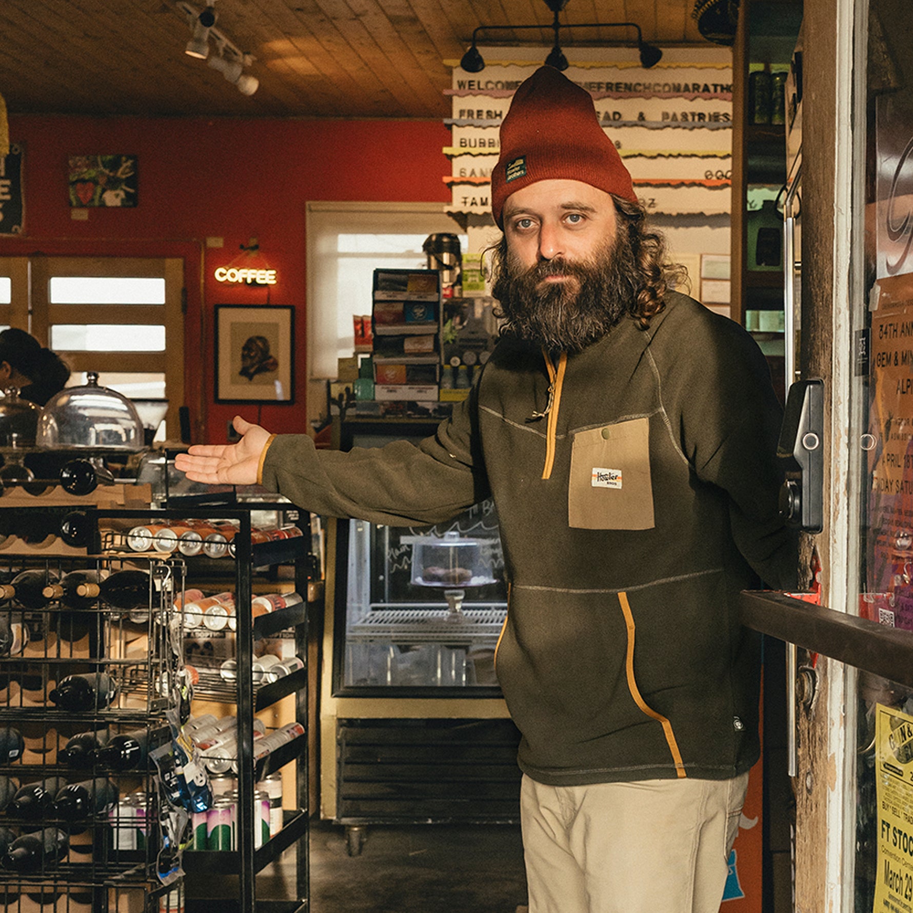 Howler Brothers Free Range Fleece Pullover Image 01