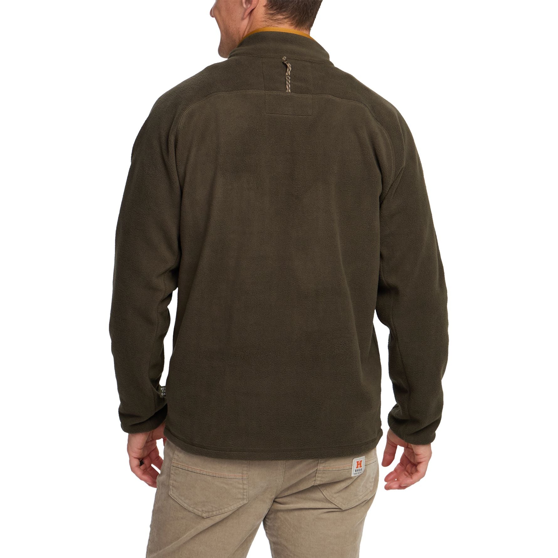 Howler Brothers Free Range Fleece Pullover Army Image 03