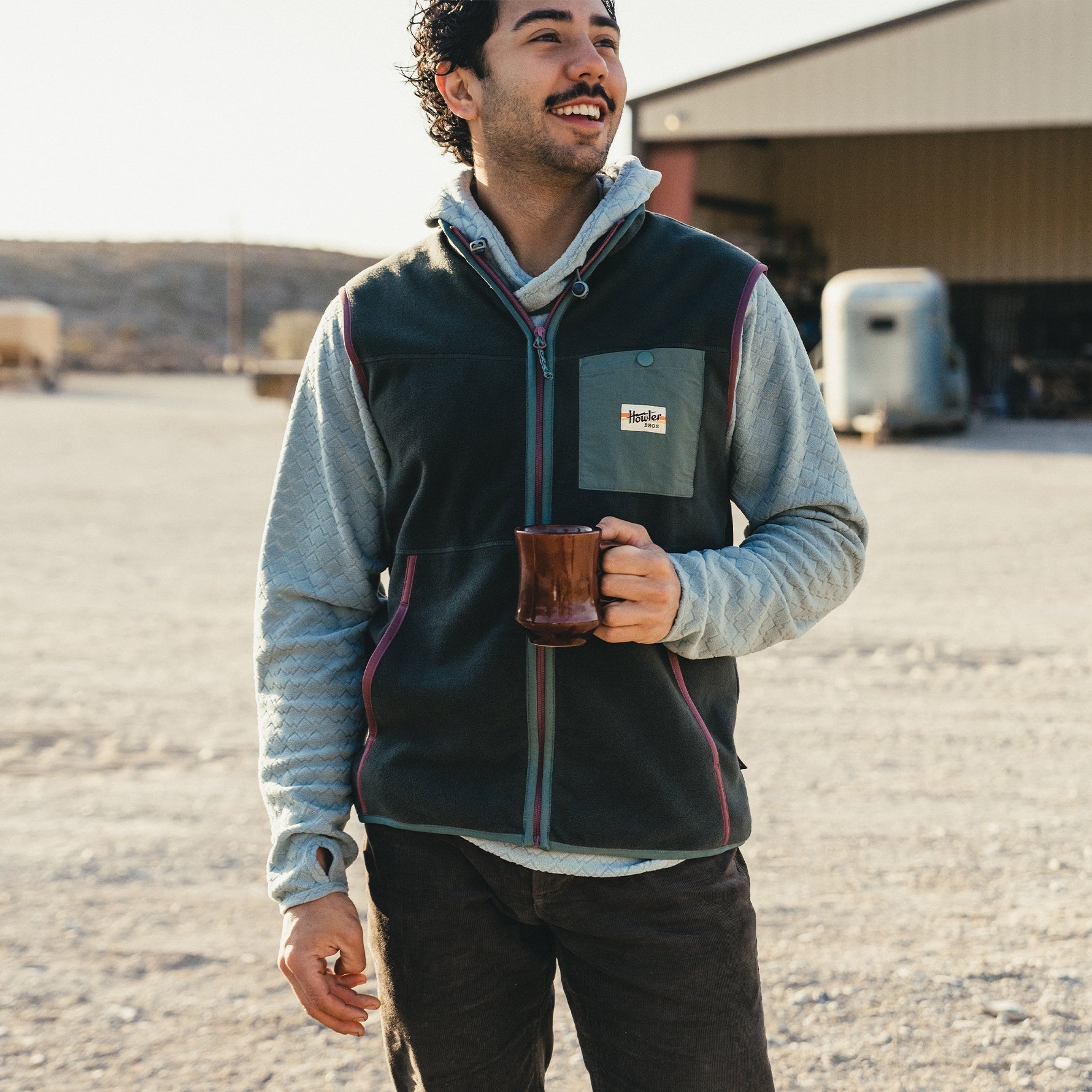 Howler Brothers Free Range Fleece Vest Image 02