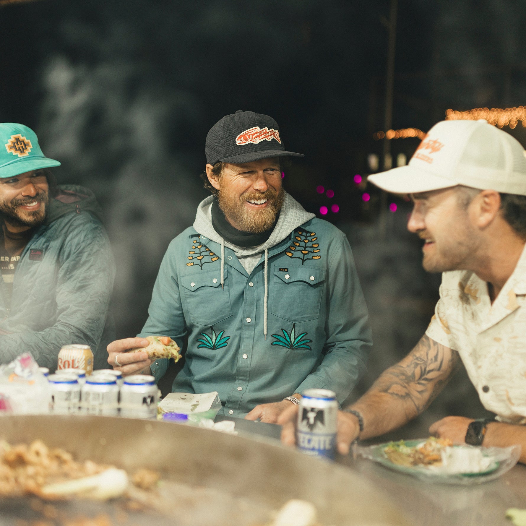 Howler Brothers Trout Bolt Unstructured Snapback Hat Image 01