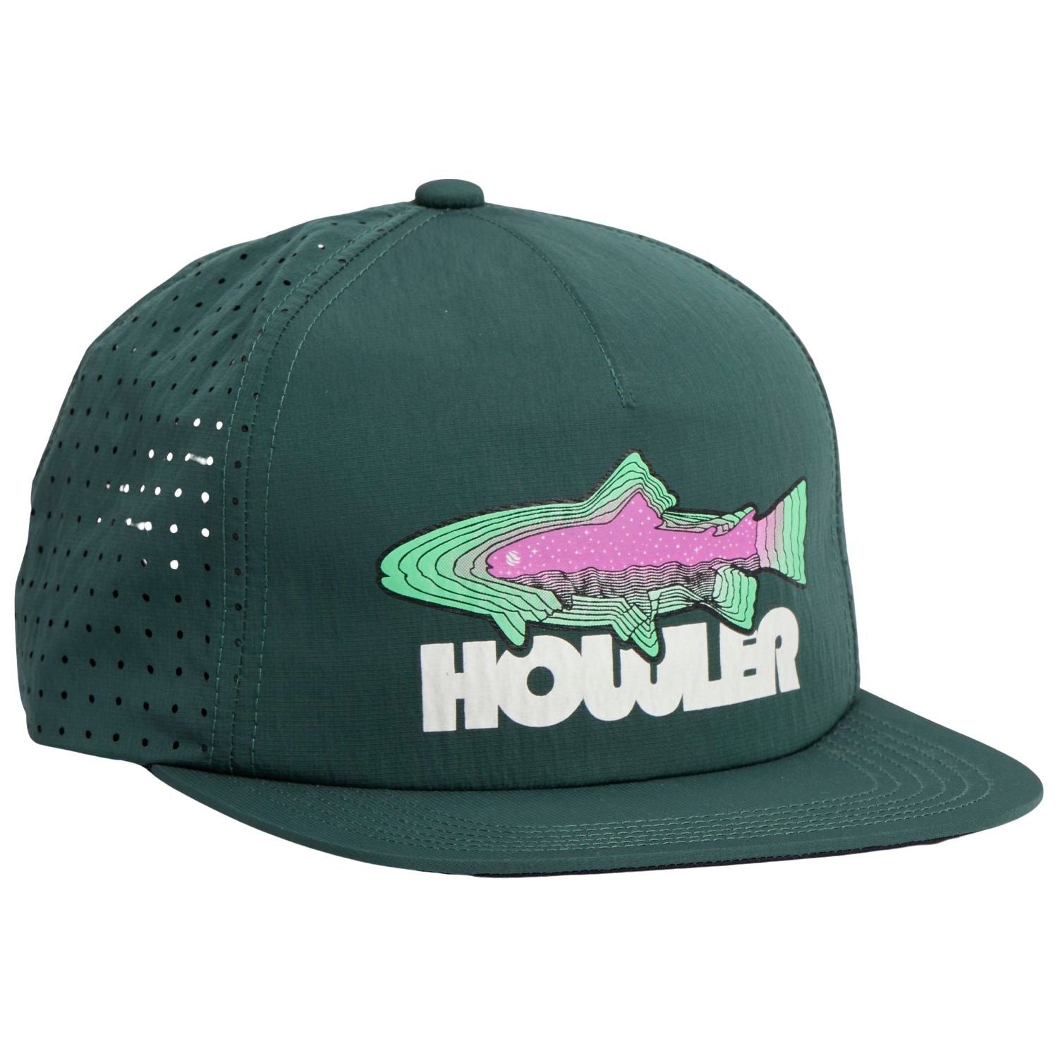 Howler Brothers Trucha Aperture Tech Strapback Dark Teal Image 01