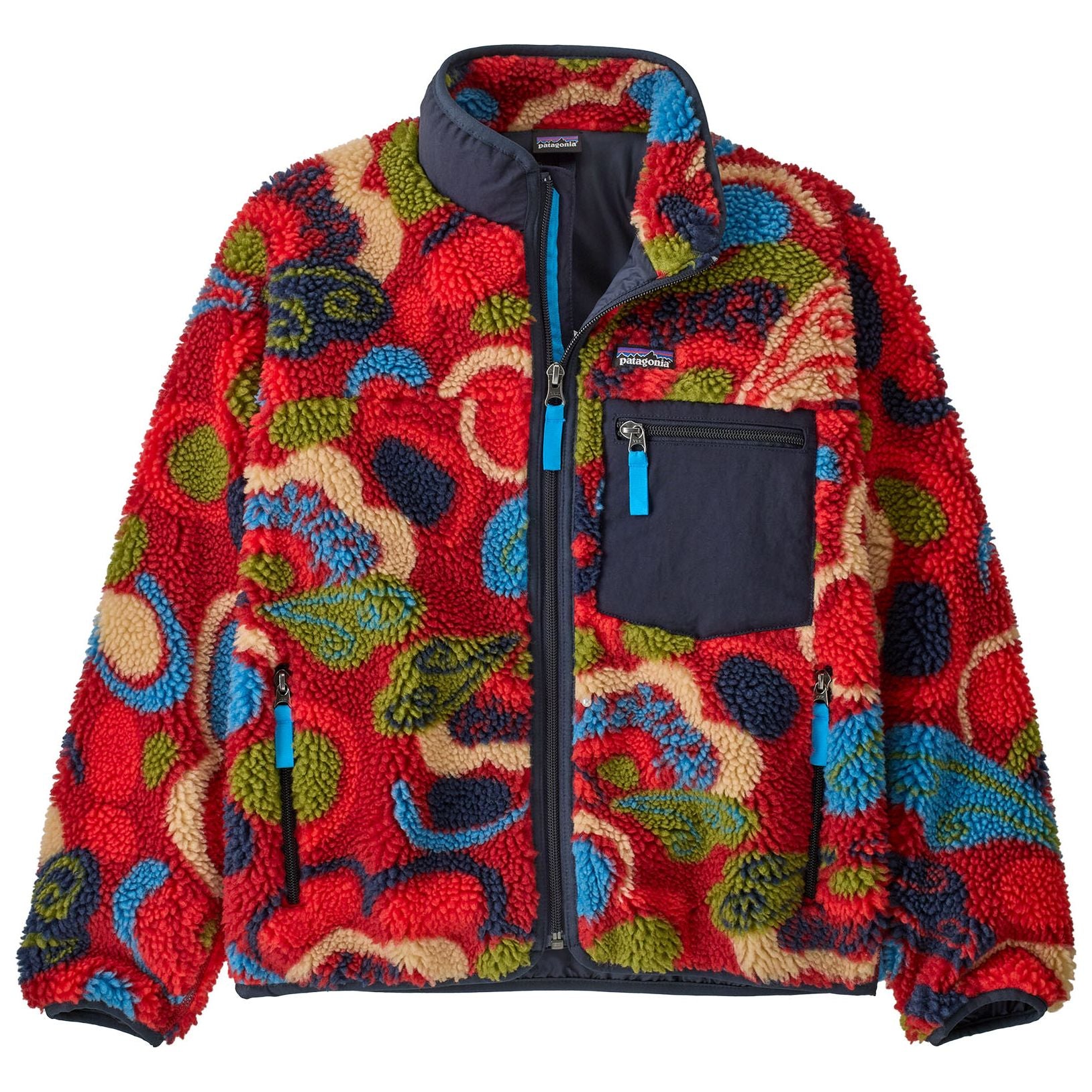 Patagonia Kid's Retro-X Jacket River River: Amanita Red Image 01