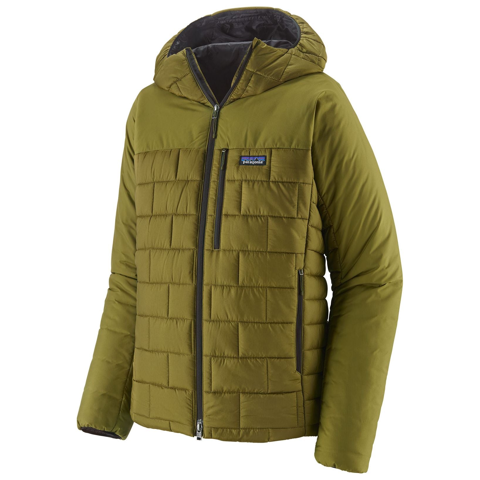 Patagonia Men's Hi-Loft Nano Puff Hoody Pond Green Image 01