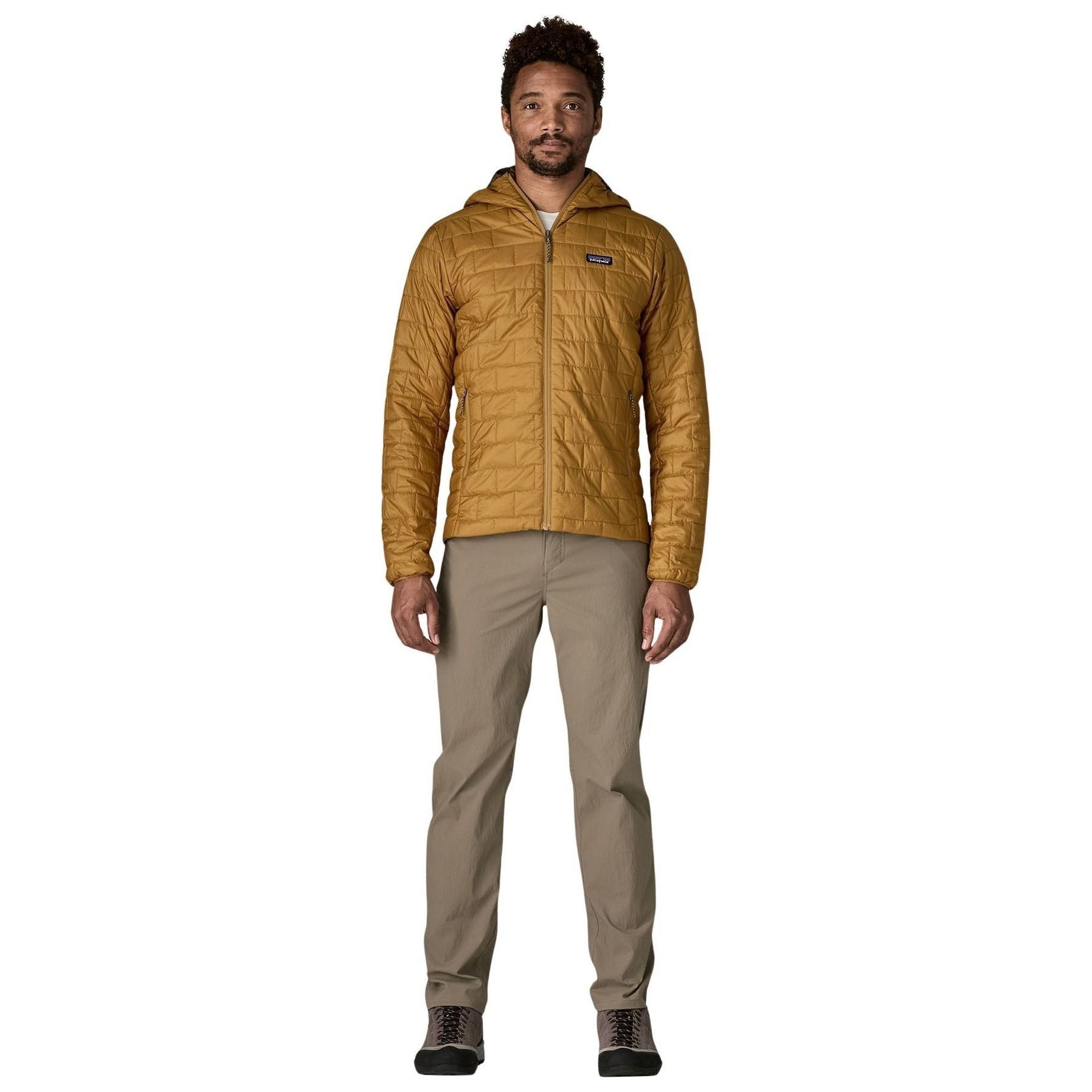 Patagonia Men's Nano Puff Hoody Bobcat Brown Image 02