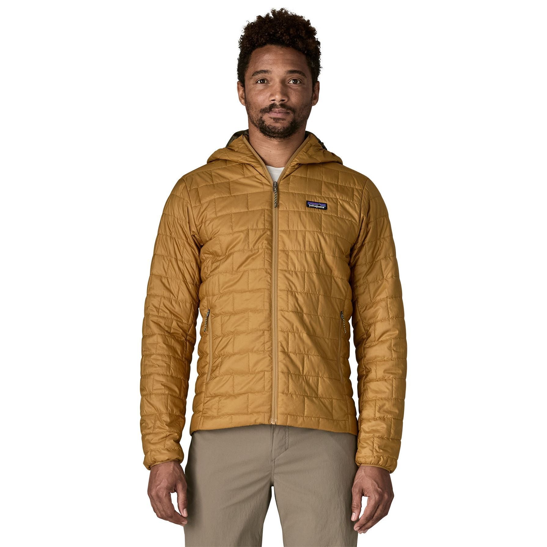 Patagonia Men's Nano Puff Hoody Bobcat Brown Image 03