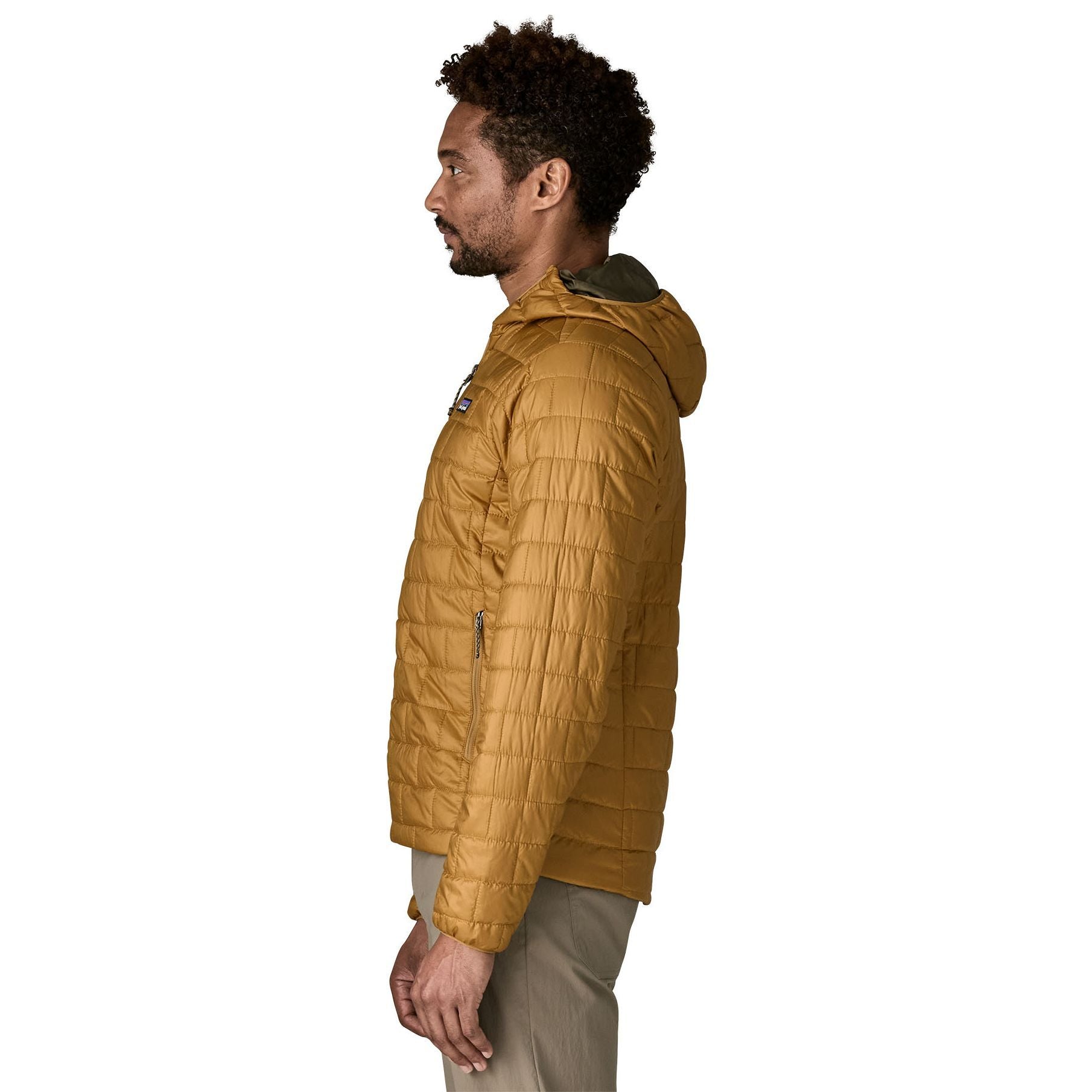 Patagonia Men's Nano Puff Hoody Bobcat Brown Image 04