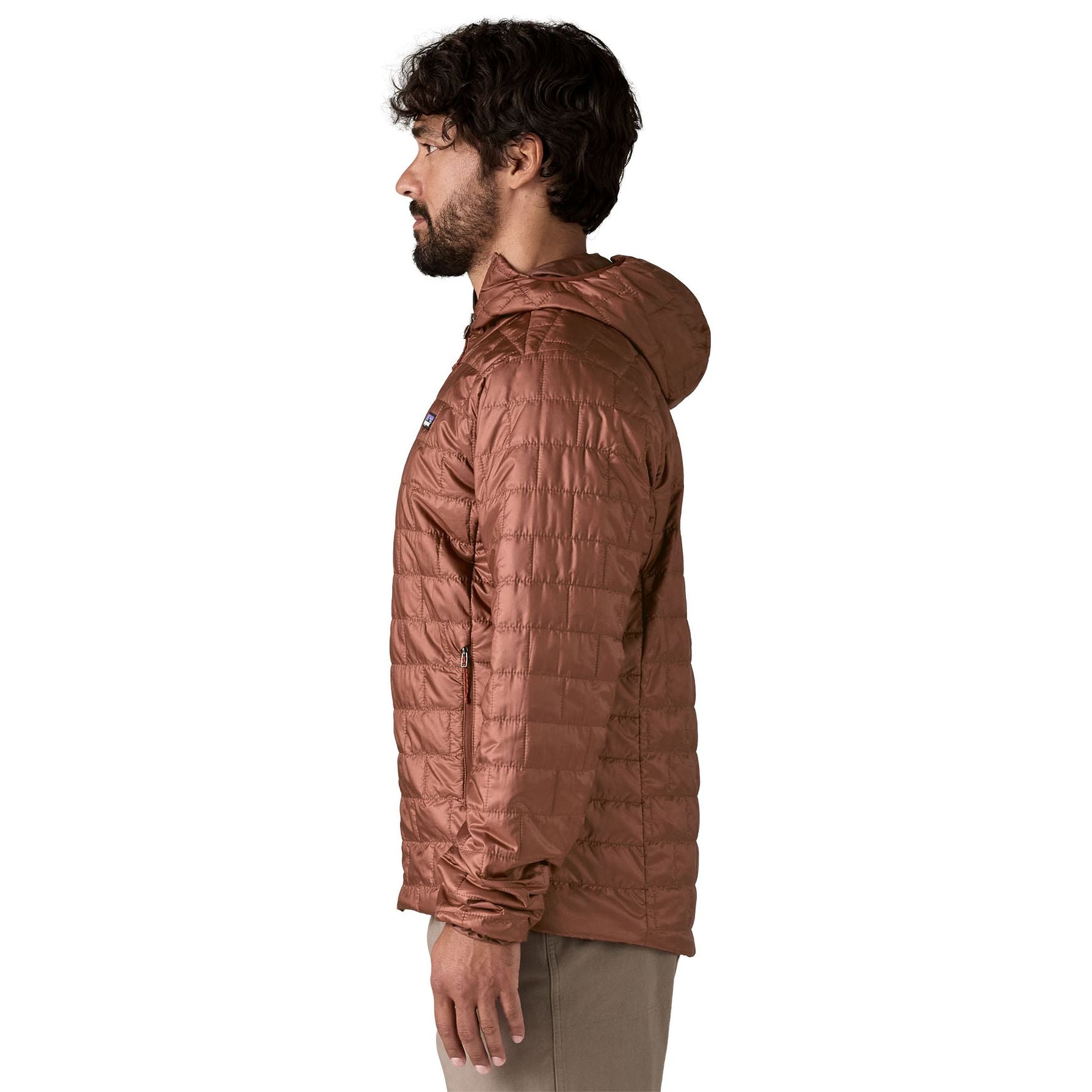 Patagonia Men's Nano Puff Hoody Dried Vanilla Image 04