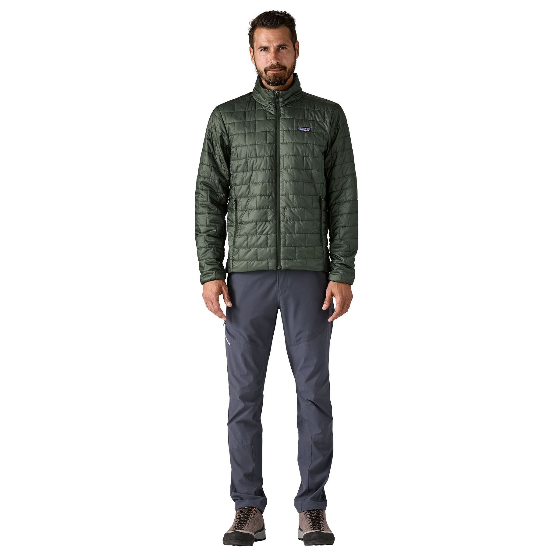 Patagonia Men's Nano Puff Jacket Old Growth Green Image 02