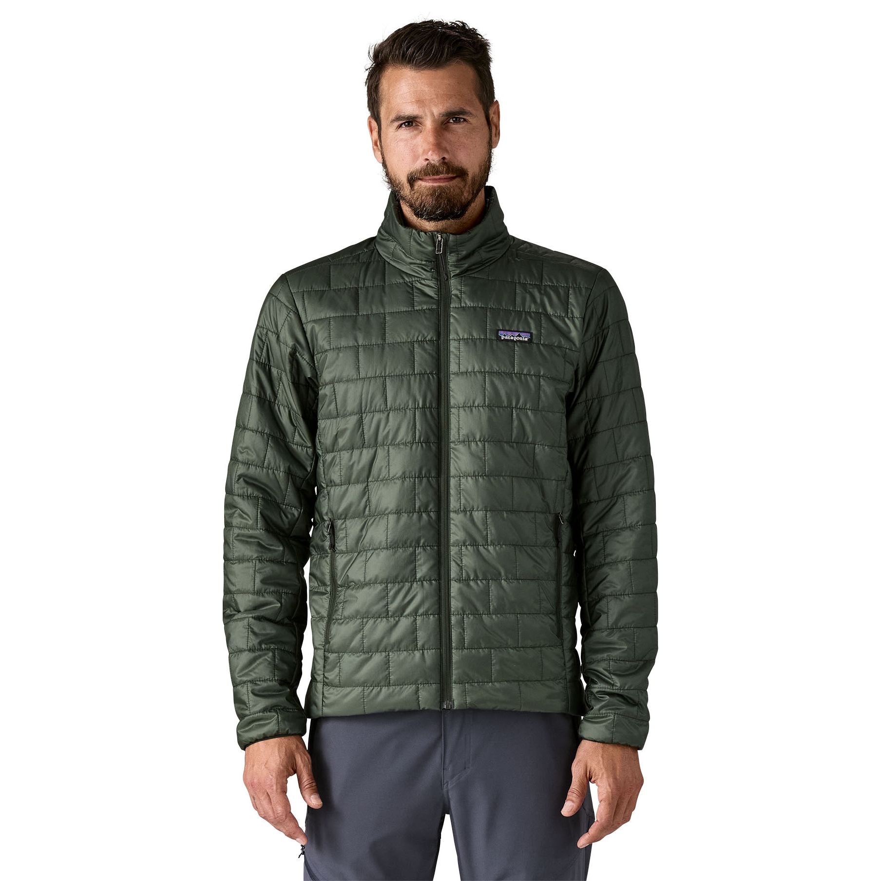 Patagonia Men's Nano Puff Jacket Old Growth Green Image 03