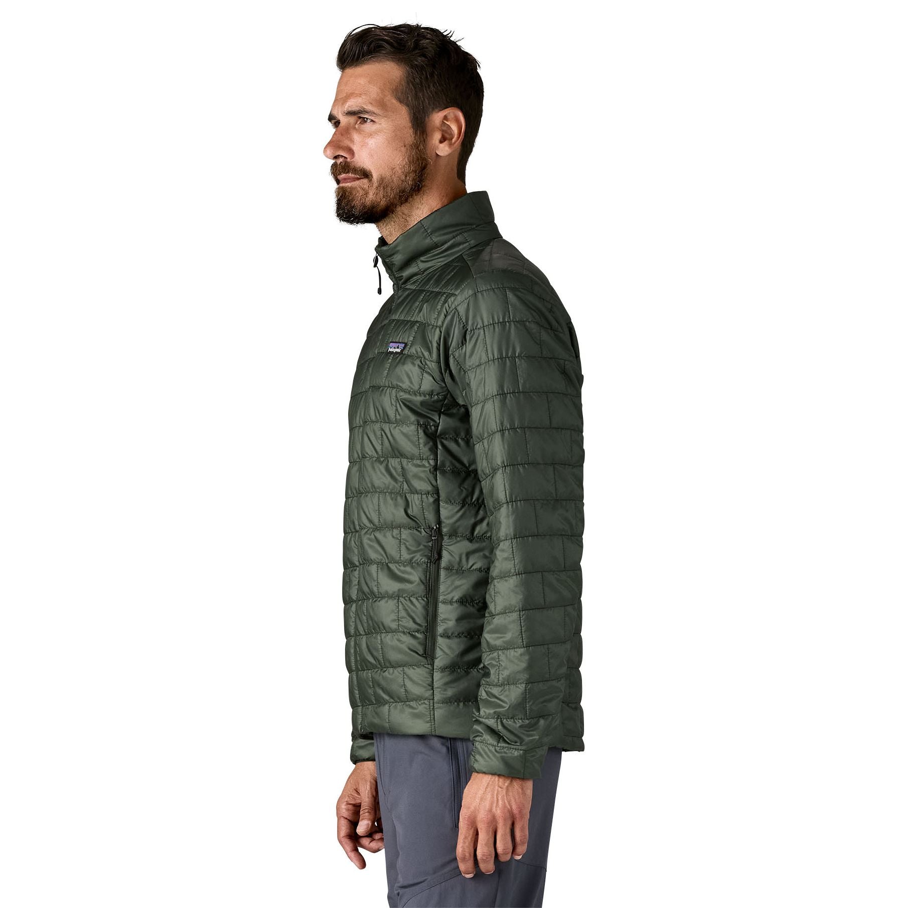 Patagonia Men's Nano Puff Jacket Old Growth Green Image 04