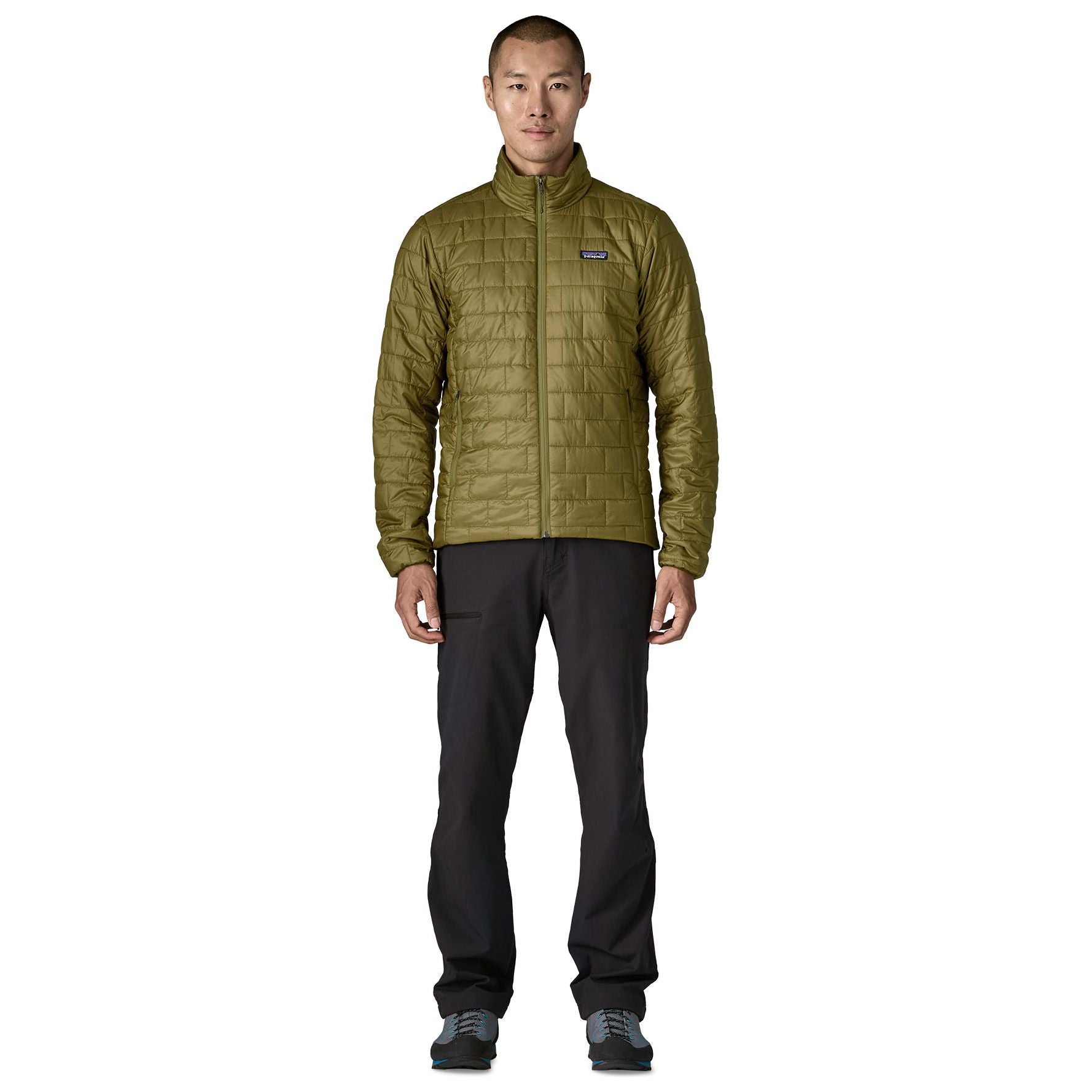 Patagonia Men's Nano Puff Jacket Pond Green Image 02