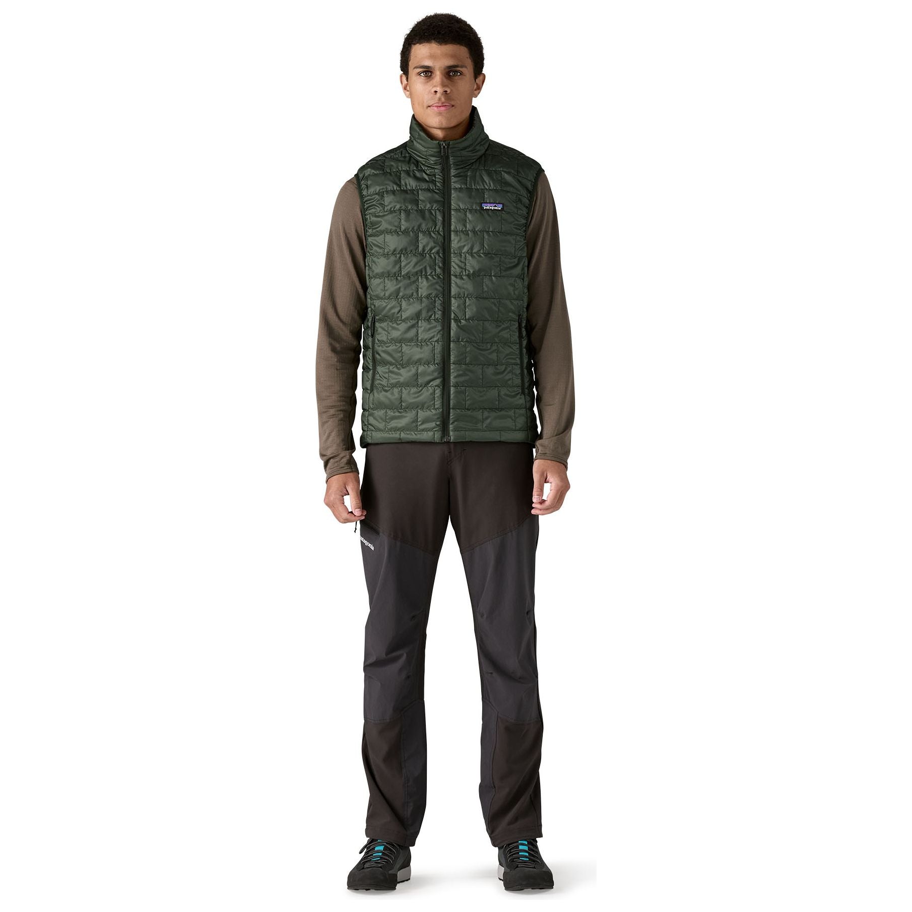 Patagonia Men's Nano Puff Vest Old Growth Green Image 02