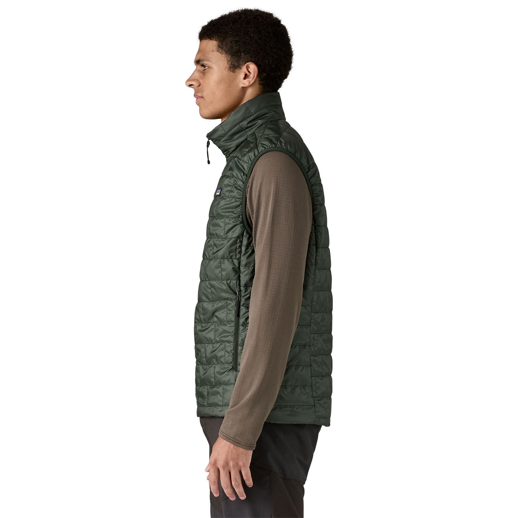 Patagonia Men's Nano Puff Vest Old Growth Green Image 04