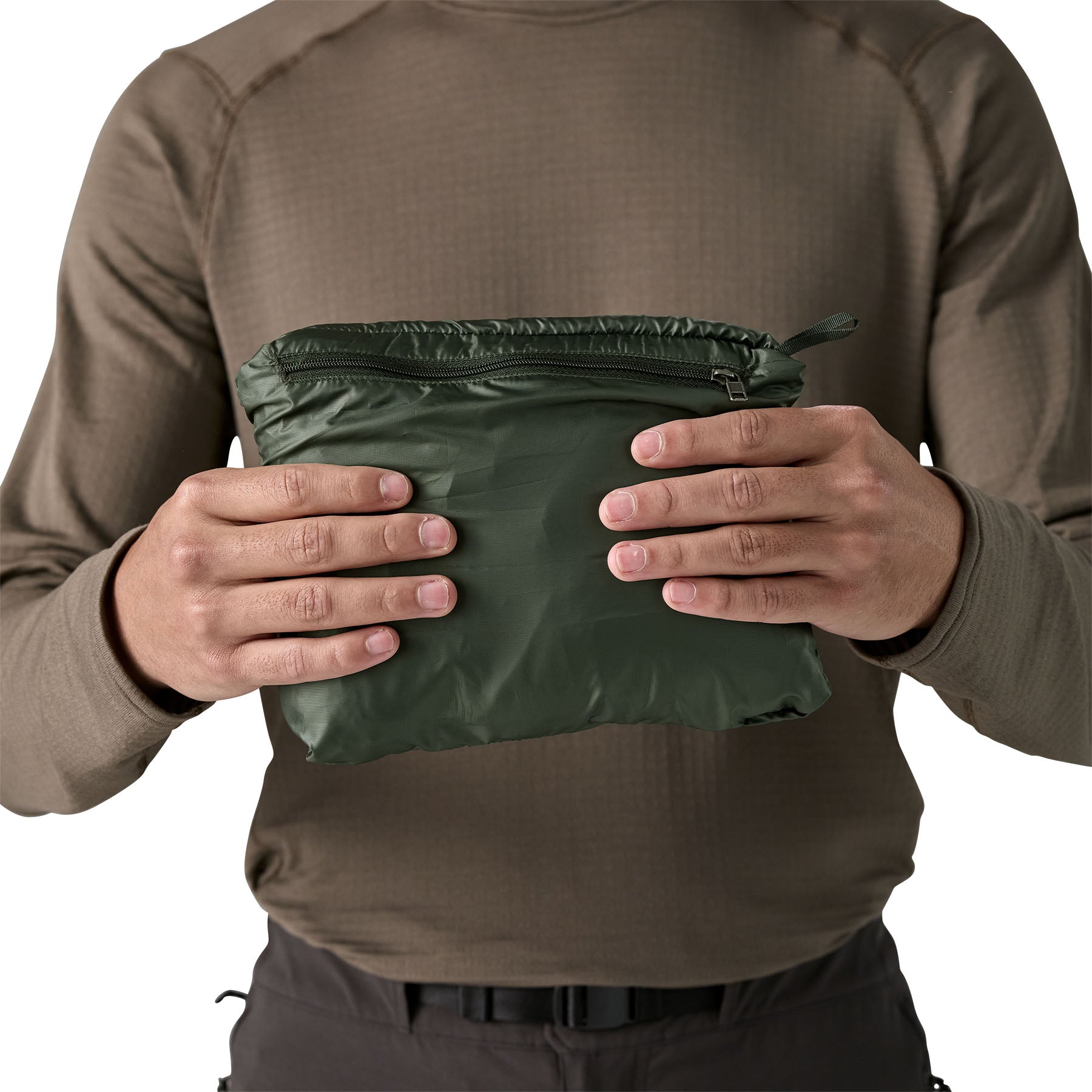 Patagonia Men's Nano Puff Vest Old Growth Green Image 08