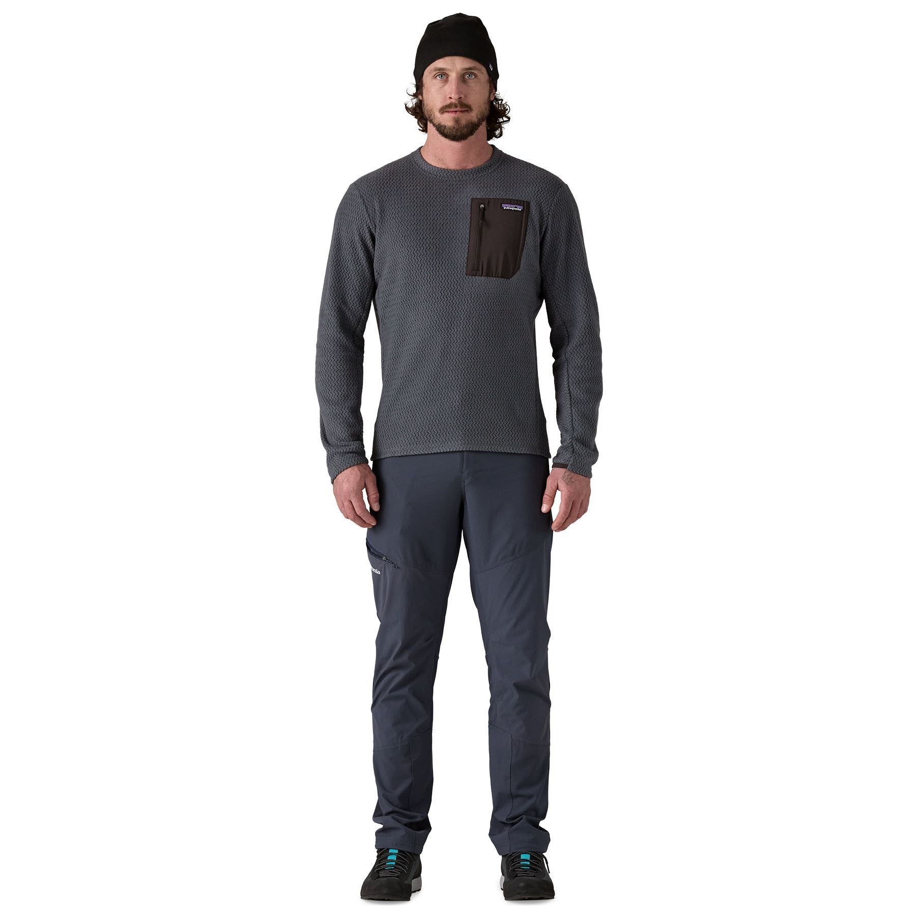 Patagonia Men's R1 Air Crew Smolder Blue