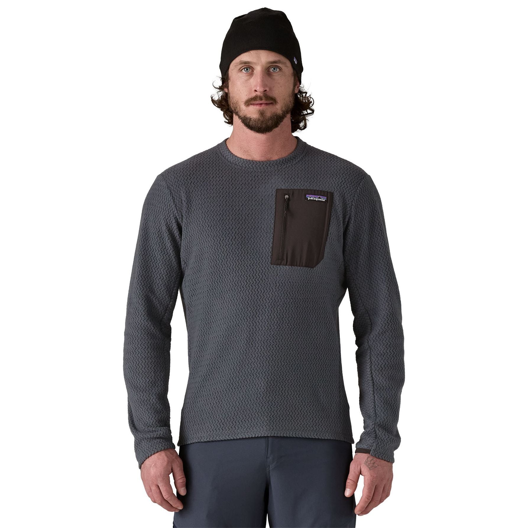 Patagonia Men's R1 Air Crew Smolder Blue